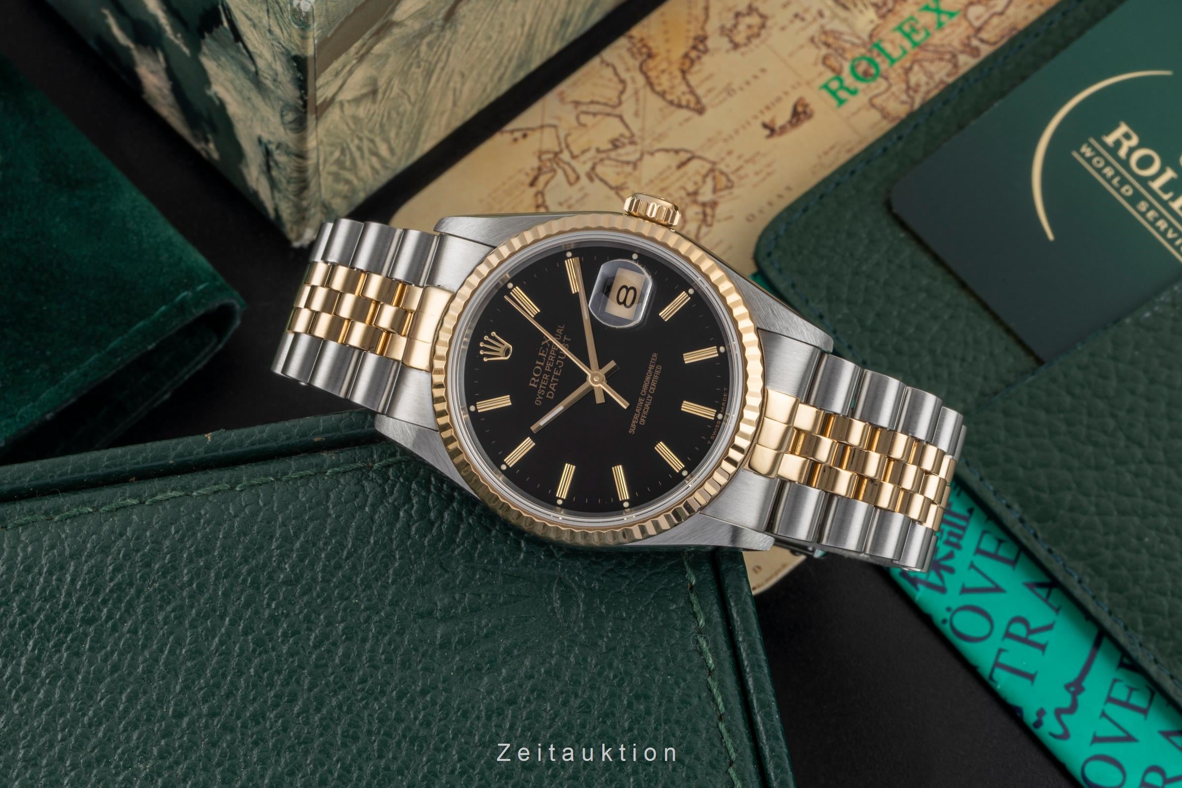 Rolex Datejust steel / gold automatic men's watch 16233 LP: 15350EUR  [2604353]