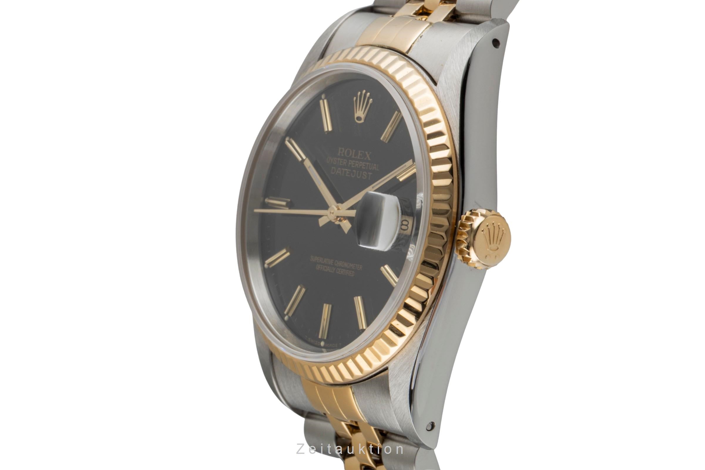Rolex Datejust steel / gold automatic men's watch 16233 LP: 15350EUR  [2604353]
