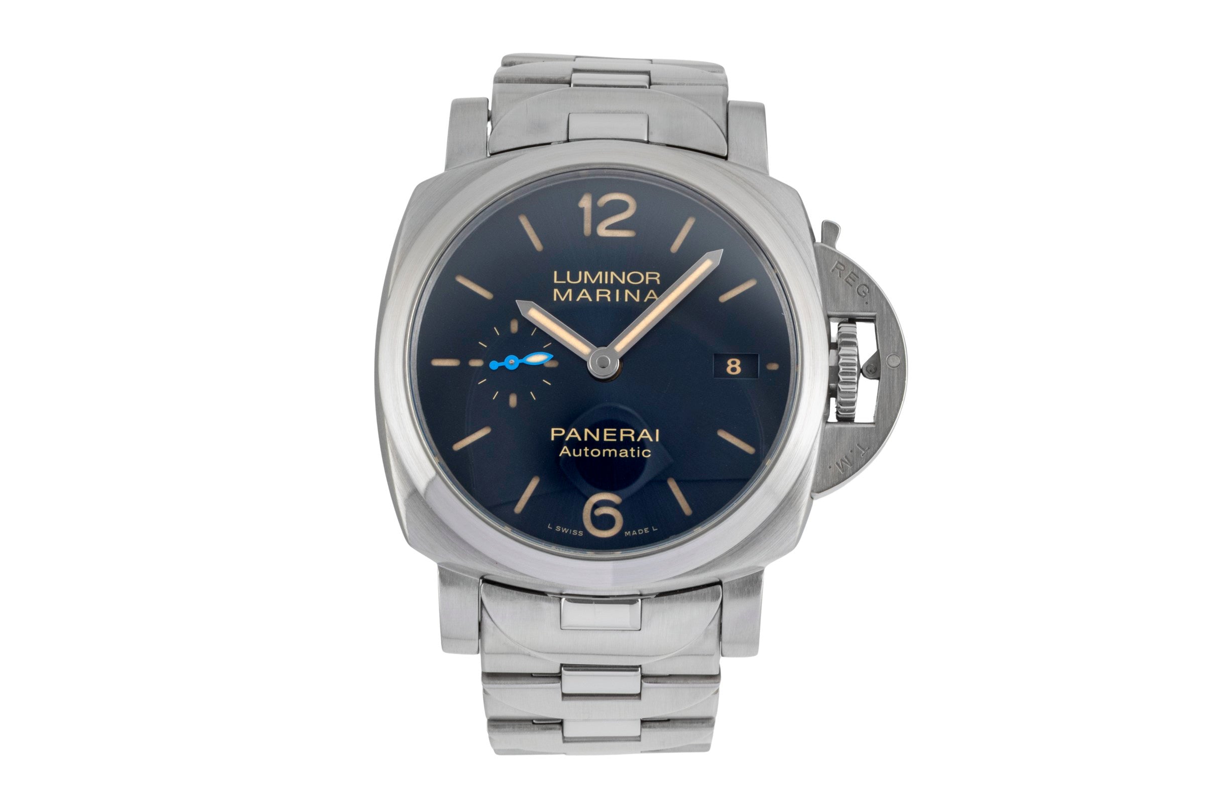 Panerai Luminor Marina steel automatic men's watch PAM01028 LP: 10200EUR  [2604355]