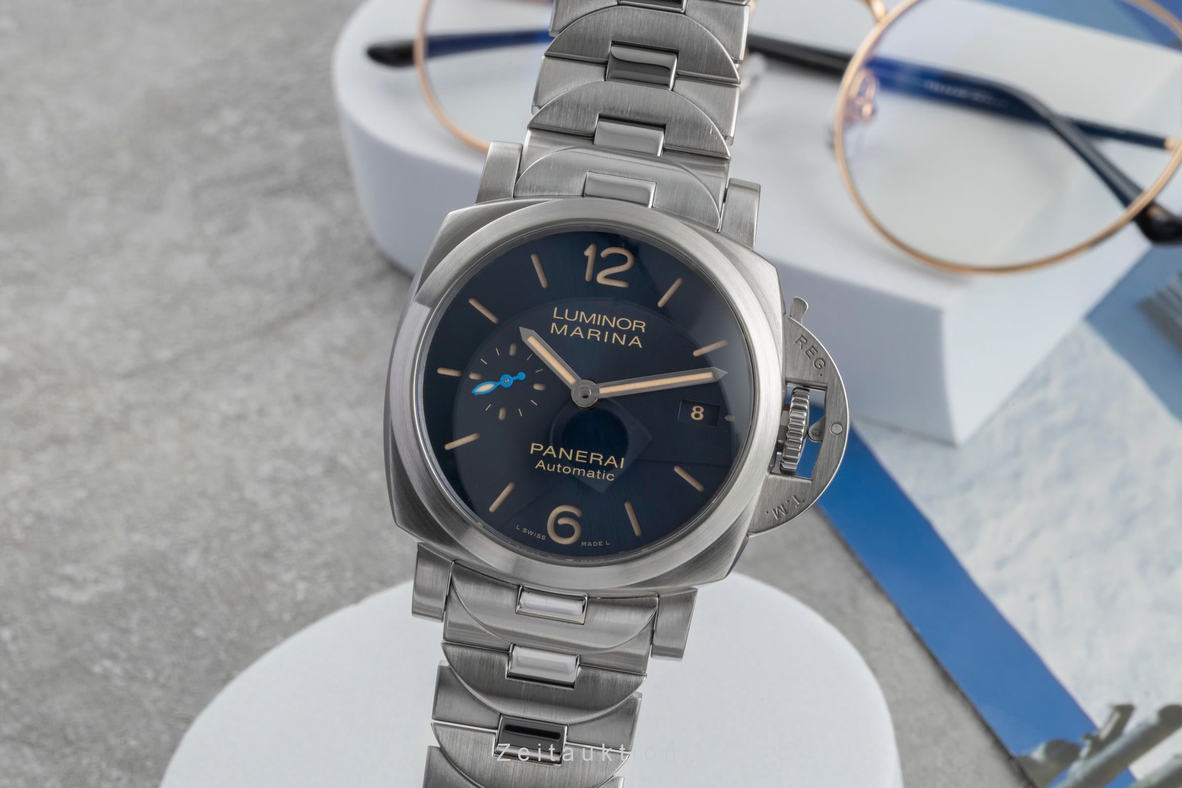 Panerai Luminor Marina steel automatic men's watch PAM01028 LP: 10200EUR  [2604355]