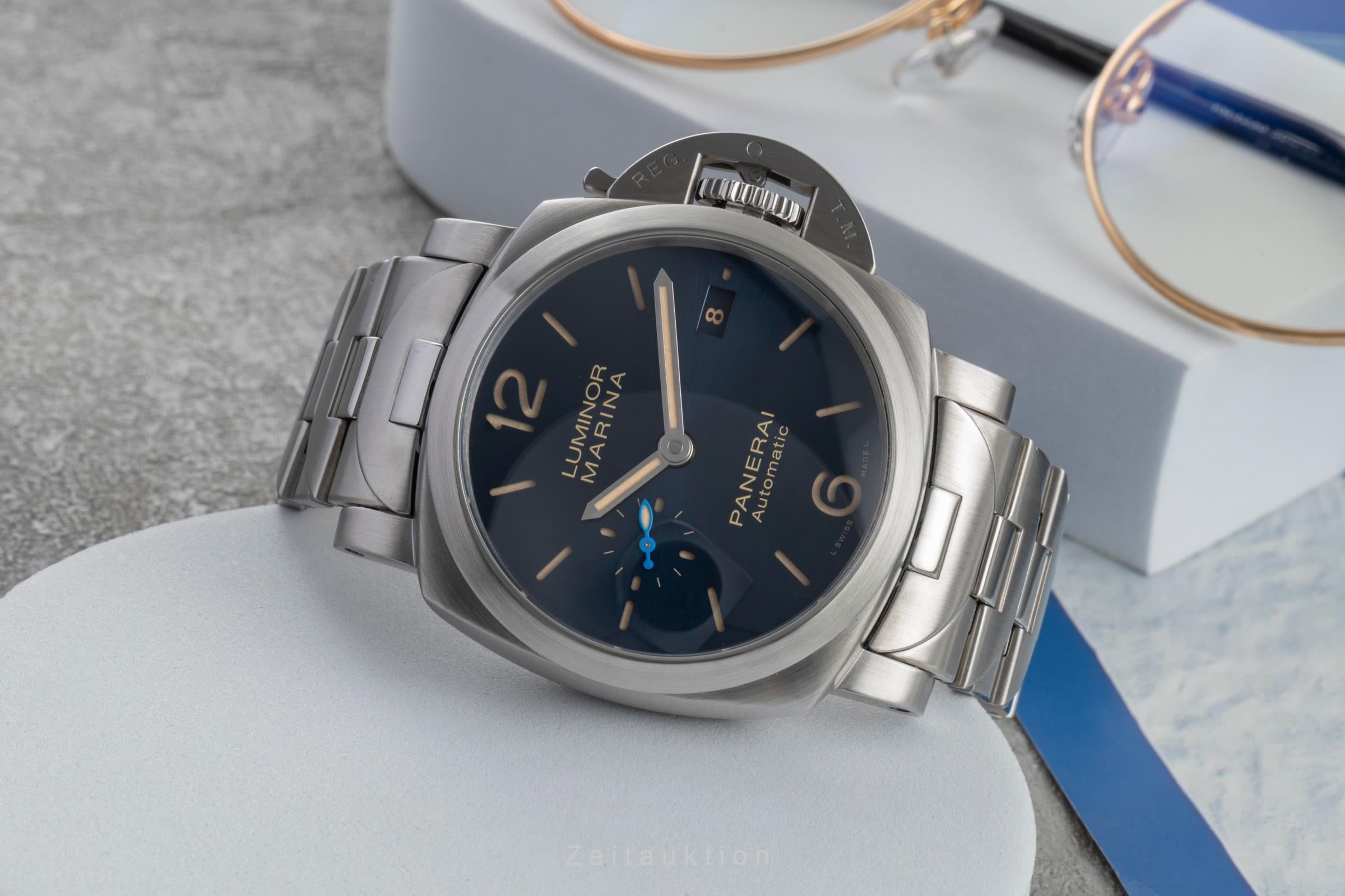 Panerai Luminor Marina steel automatic men's watch PAM01028 LP: 10200EUR  [2604355]