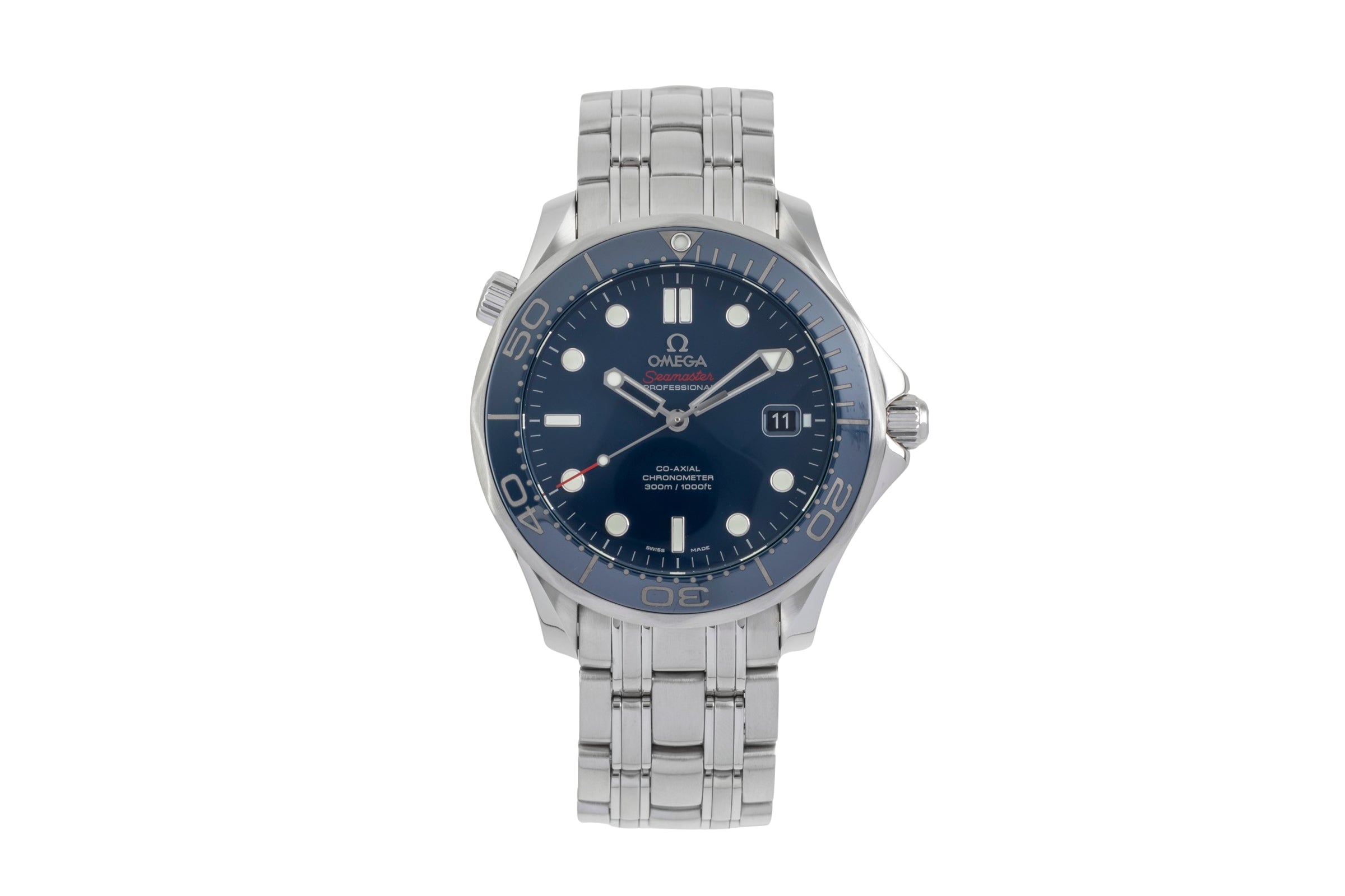 Omega Seamaster acier automatique montre pour hommes 212.30.41.20.03.001 LP: 6500EUR  [2604358]