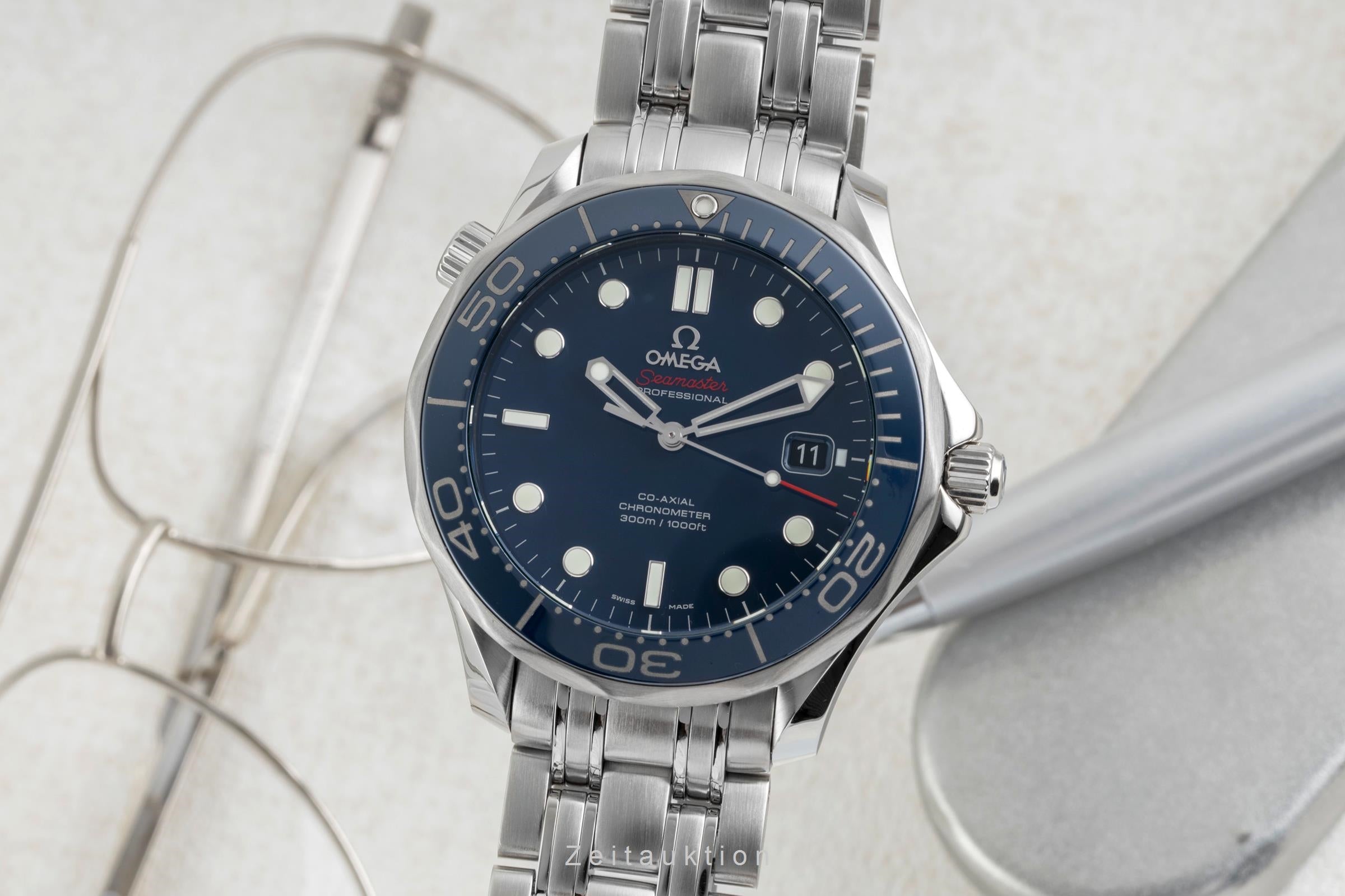 Omega Seamaster acier automatique montre pour hommes 212.30.41.20.03.001 LP: 6500EUR  [2604358]