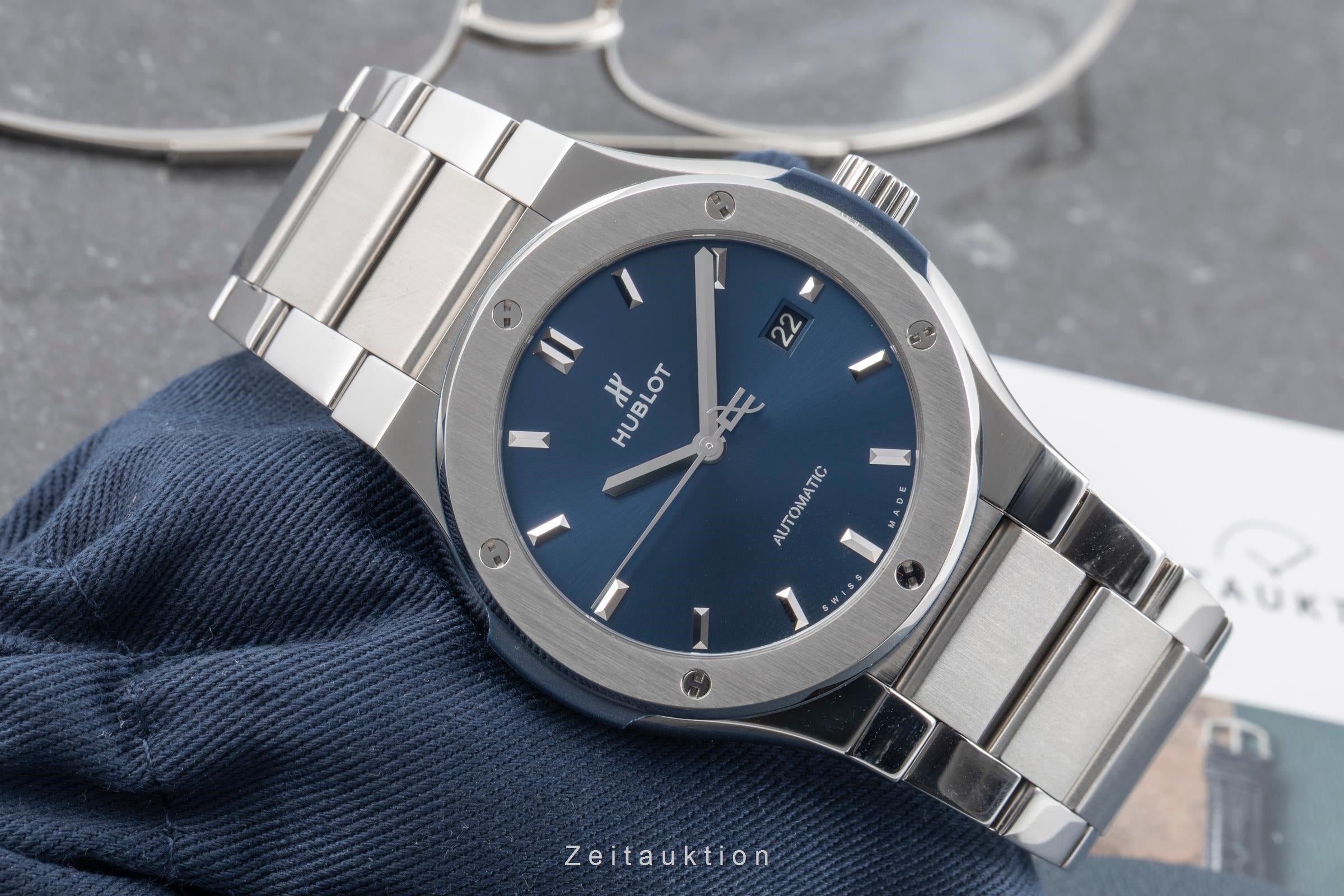 Hublot Classic Fusion titanium automatic men's watch 548.NX.7170.NX LP: 8500EUR  [2604369]