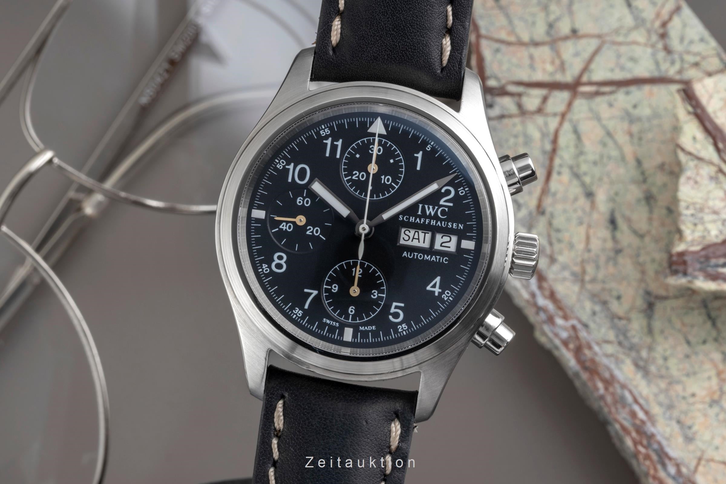 IWC Fliegerchronograph Chronograph Stahl Automatik Herrenuhr Ref. IW370607  [2604371]