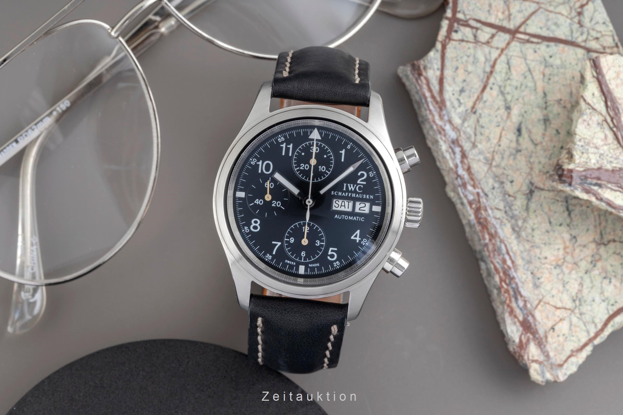 IWC Fliegerchronograph Chronograph Stahl Automatik Herrenuhr Ref. IW370607  [2604371]