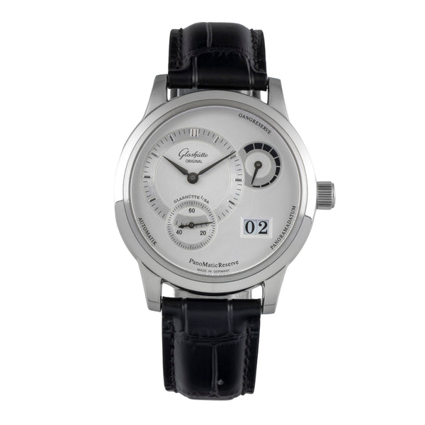 Glashütte PanoMaticReserve acciaio automatismo orologio da uomo 90-03-02-02-04  [2604372]