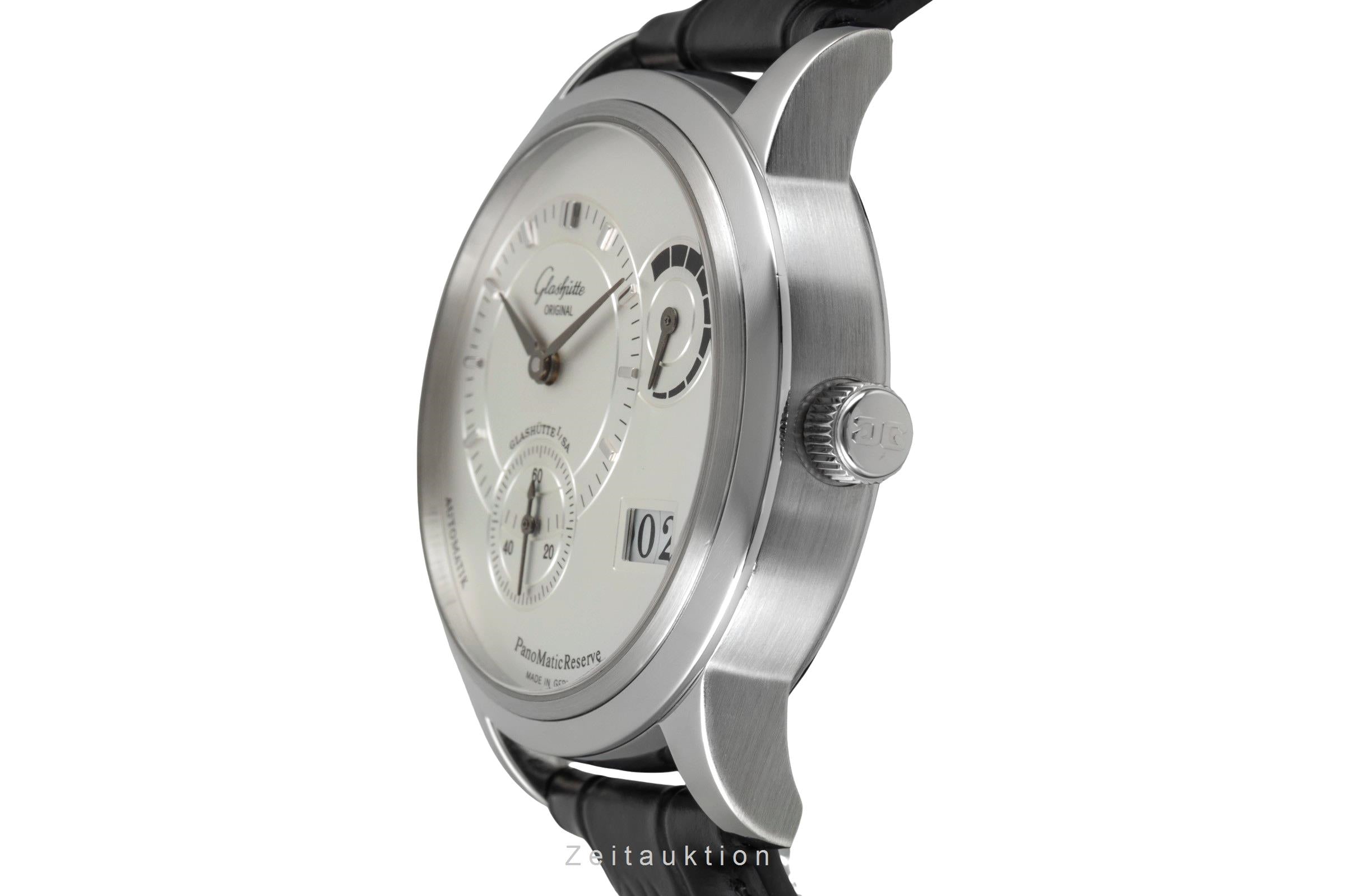 Glashütte PanoMaticReserve acciaio automatismo orologio da uomo 90-03-02-02-04  [2604372]