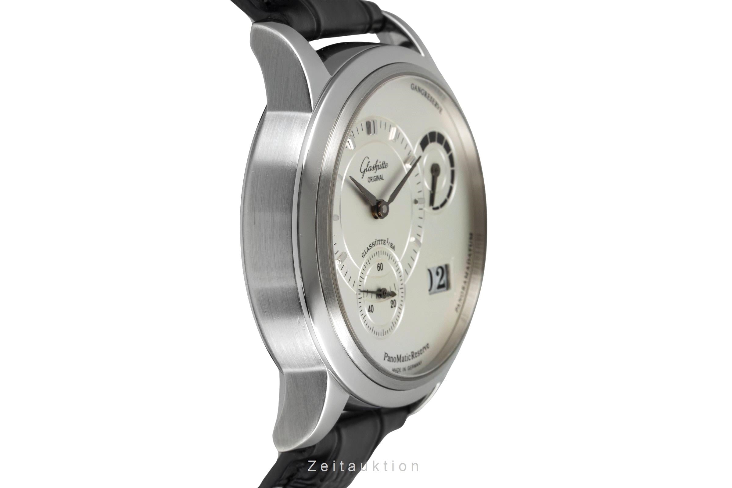 Glashütte PanoMaticReserve acciaio automatismo orologio da uomo 90-03-02-02-04  [2604372]