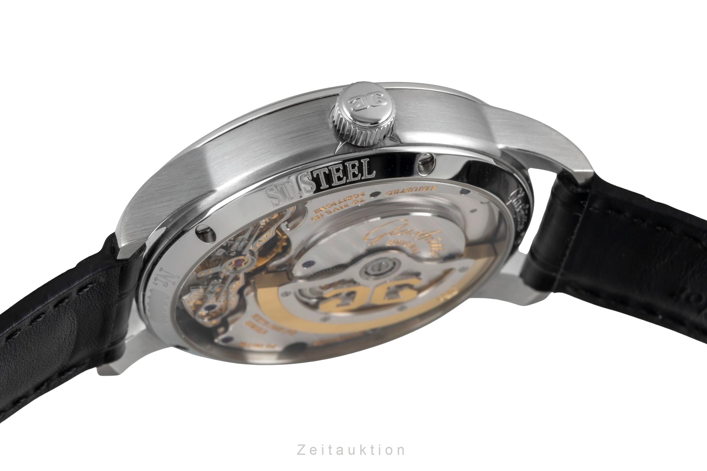 Glashütte PanoMaticReserve acciaio automatismo orologio da uomo 90-03-02-02-04  [2604372]