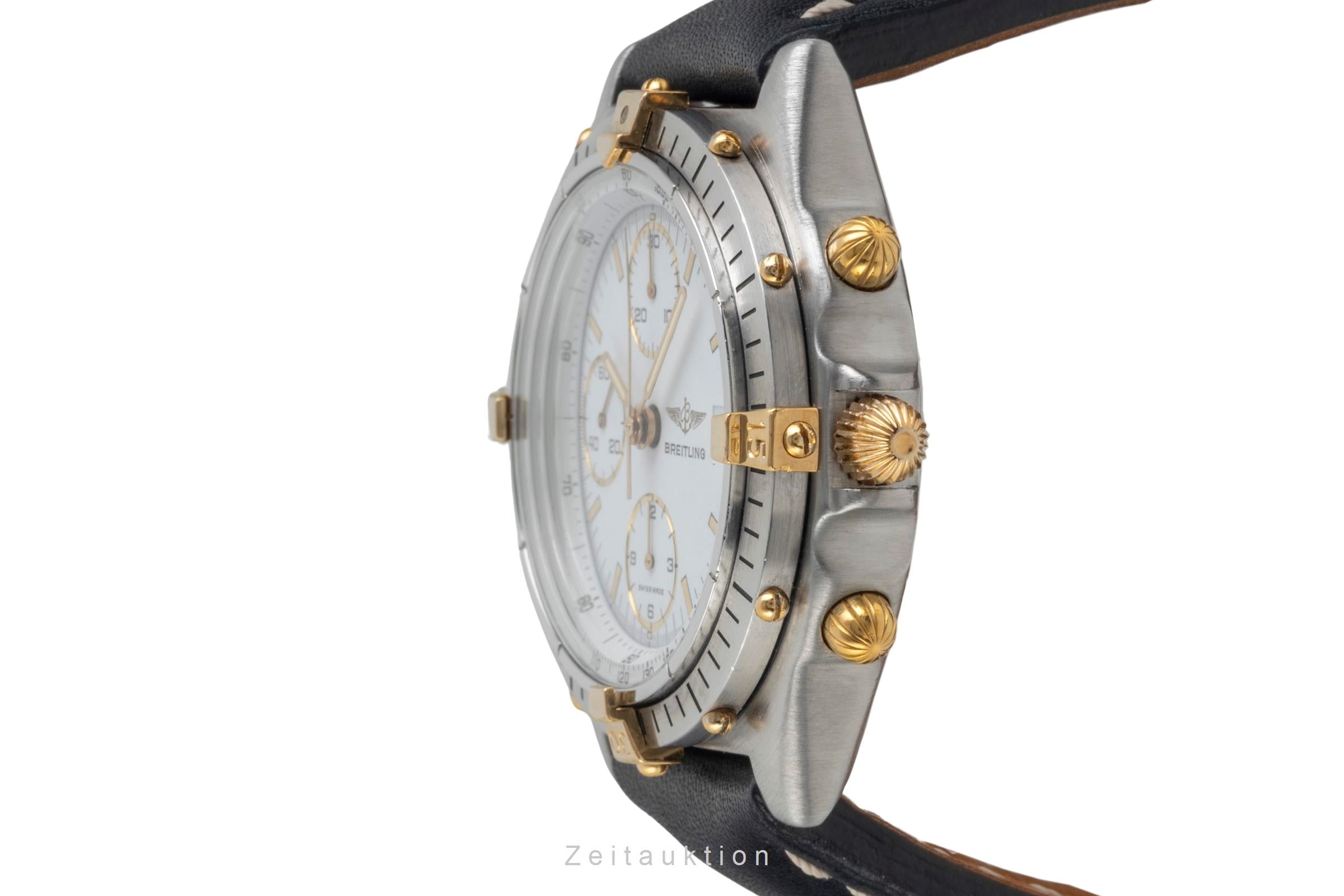 Breitling Chronomat chronograph gilt / steel automatic men's watch 81.950  [2604374]