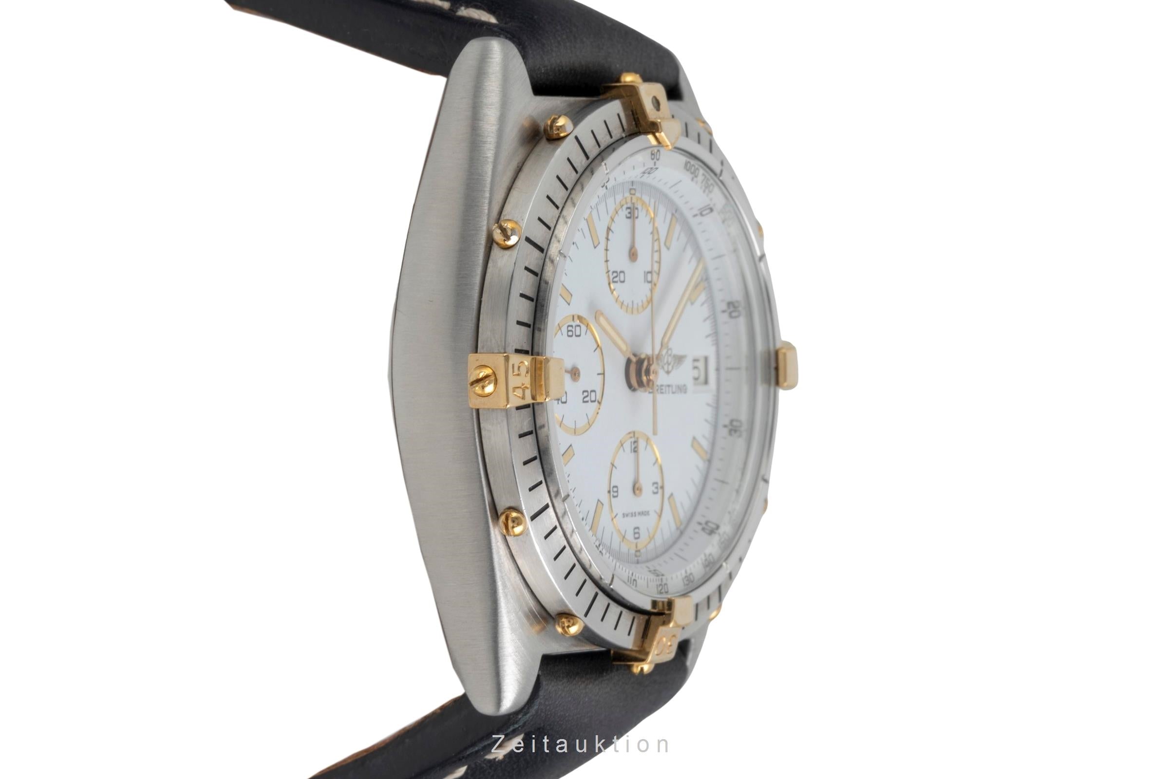 Breitling Chronomat chronograph gilt / steel automatic men's watch 81.950  [2604374]