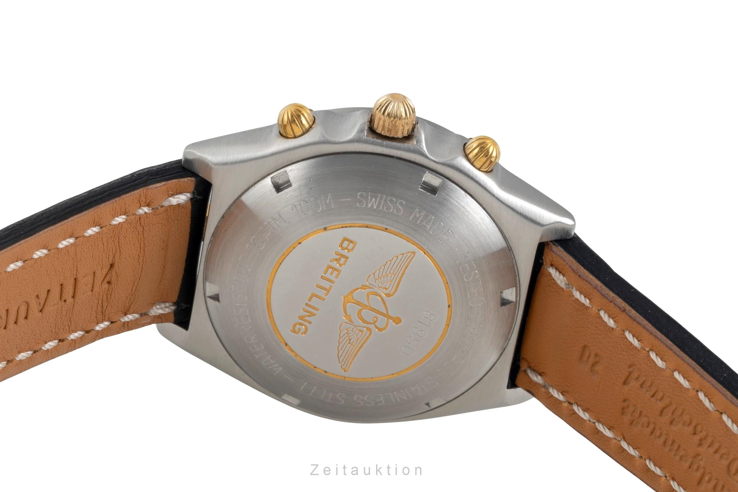 Breitling Chronomat chronograph gilt / steel automatic men's watch 81.950  [2604374]