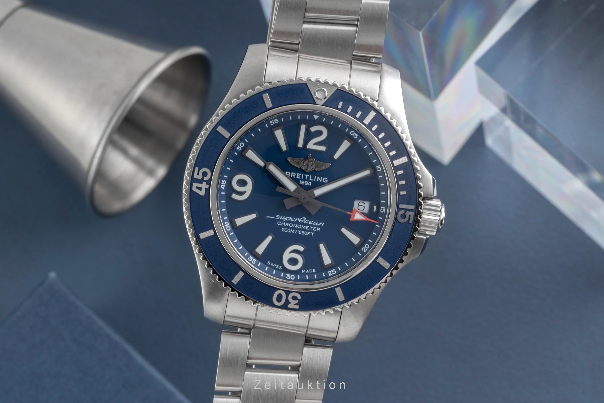 Breitling Superocean steel automatic men's watch A17366D81C1A1 LP: 4650EUR  [2604375]