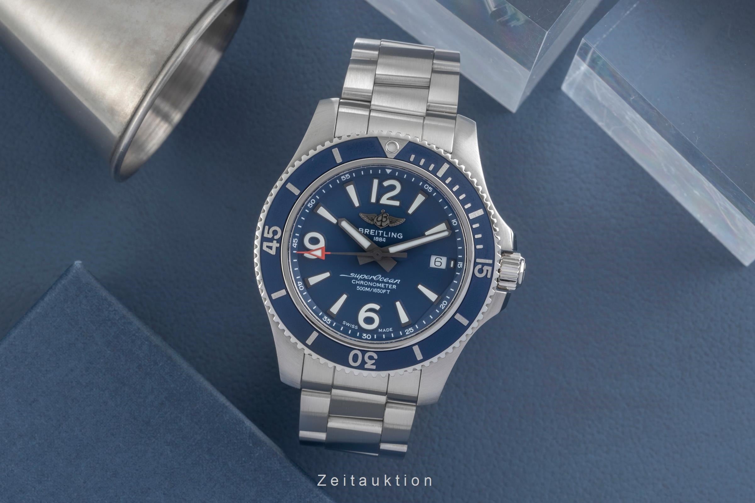 Breitling Superocean steel automatic men's watch A17366D81C1A1 LP: 4650EUR  [2604375]