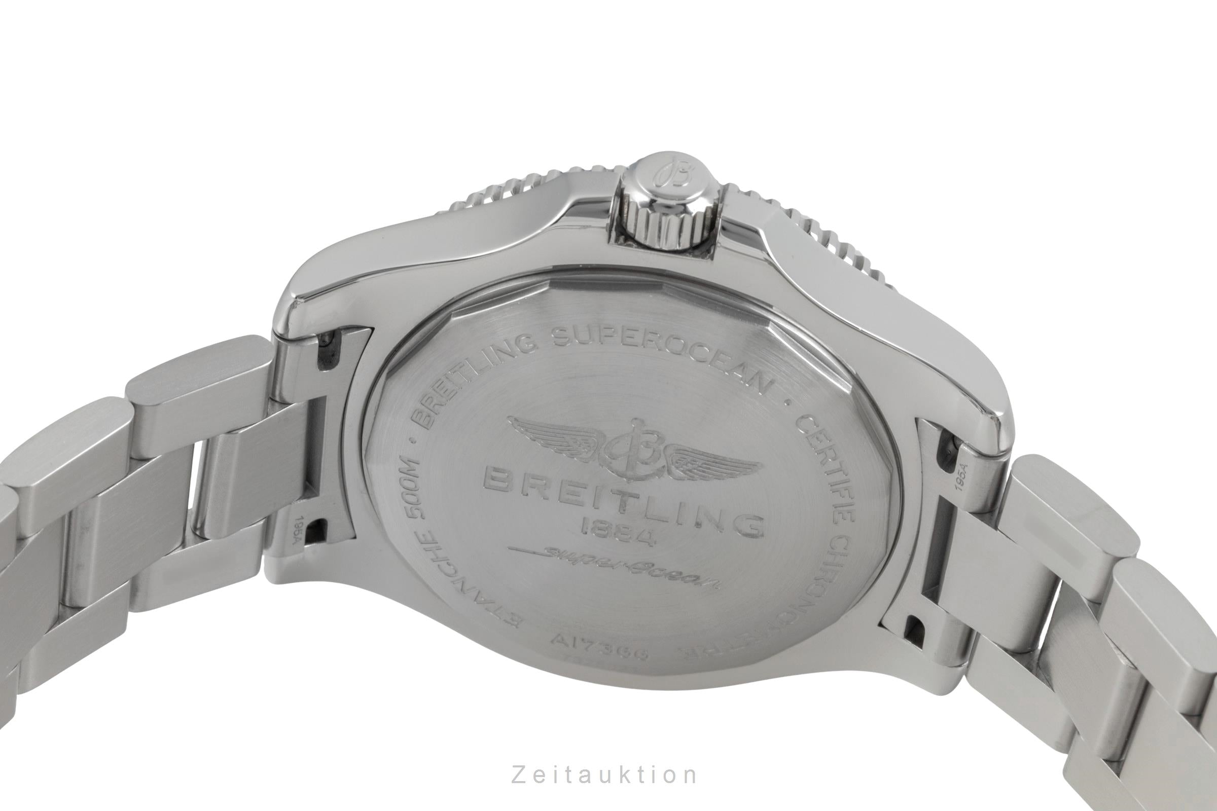 Breitling Superocean steel automatic men's watch A17366D81C1A1 LP: 4650EUR  [2604375]