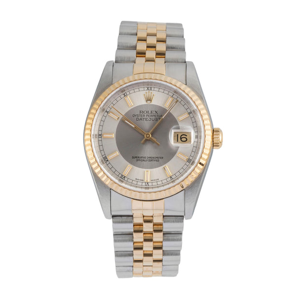 Rolex Datejust acier / or  automatique montre pour hommes 16233 LP: 15350EUR  [2604377]