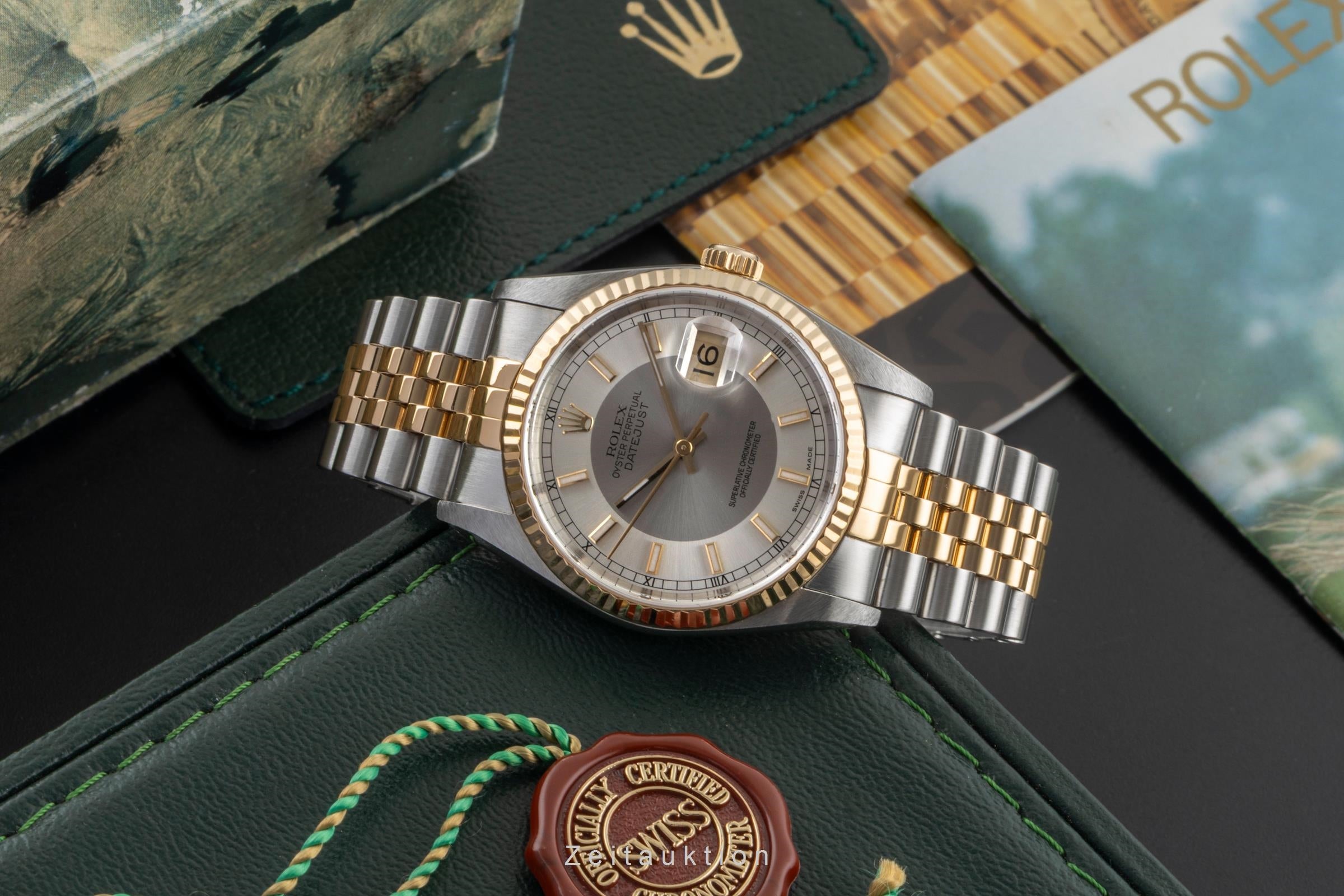 Rolex Datejust acier / or  automatique montre pour hommes 16233 LP: 15350EUR  [2604377]