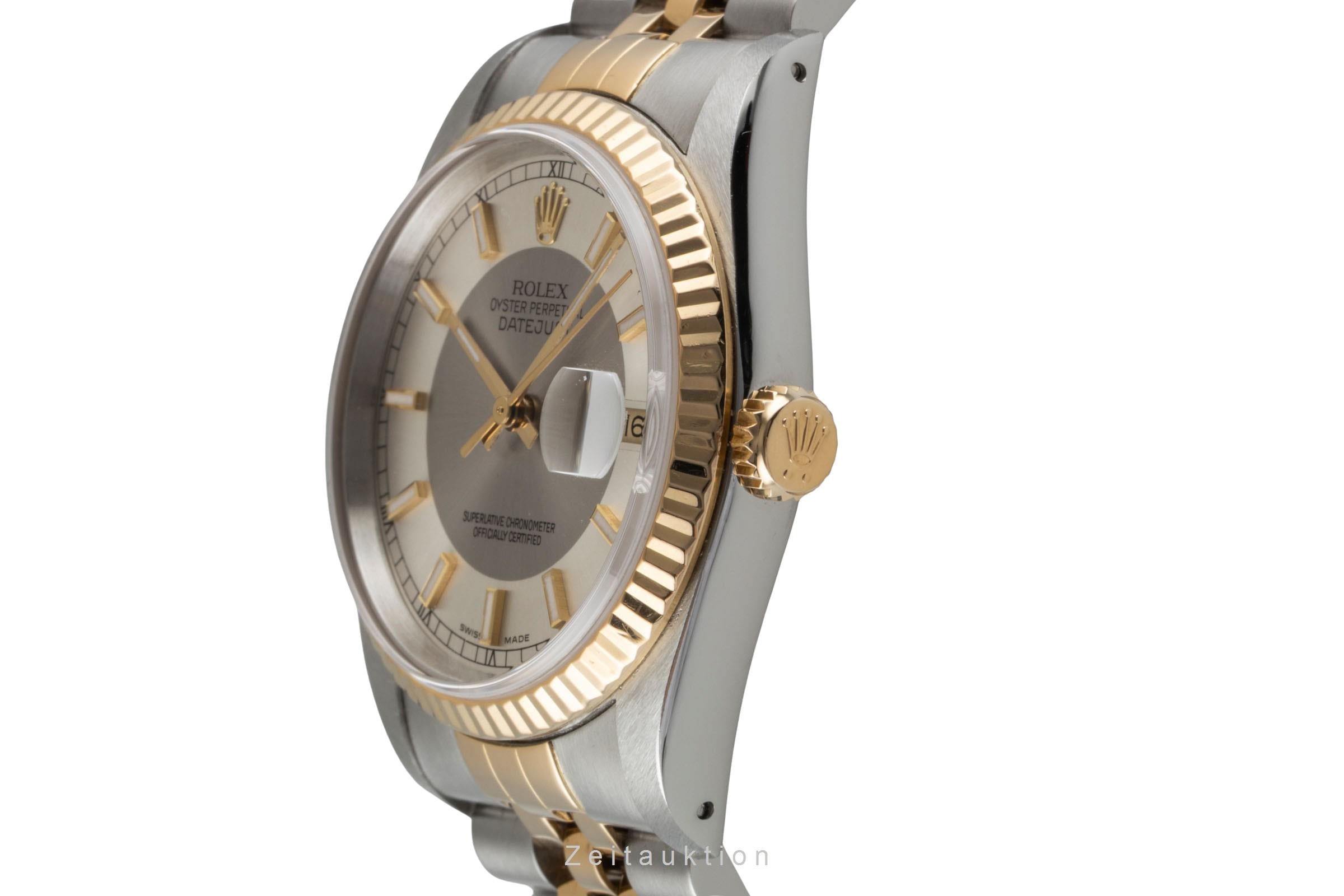 Rolex Datejust acier / or  automatique montre pour hommes 16233 LP: 15350EUR  [2604377]