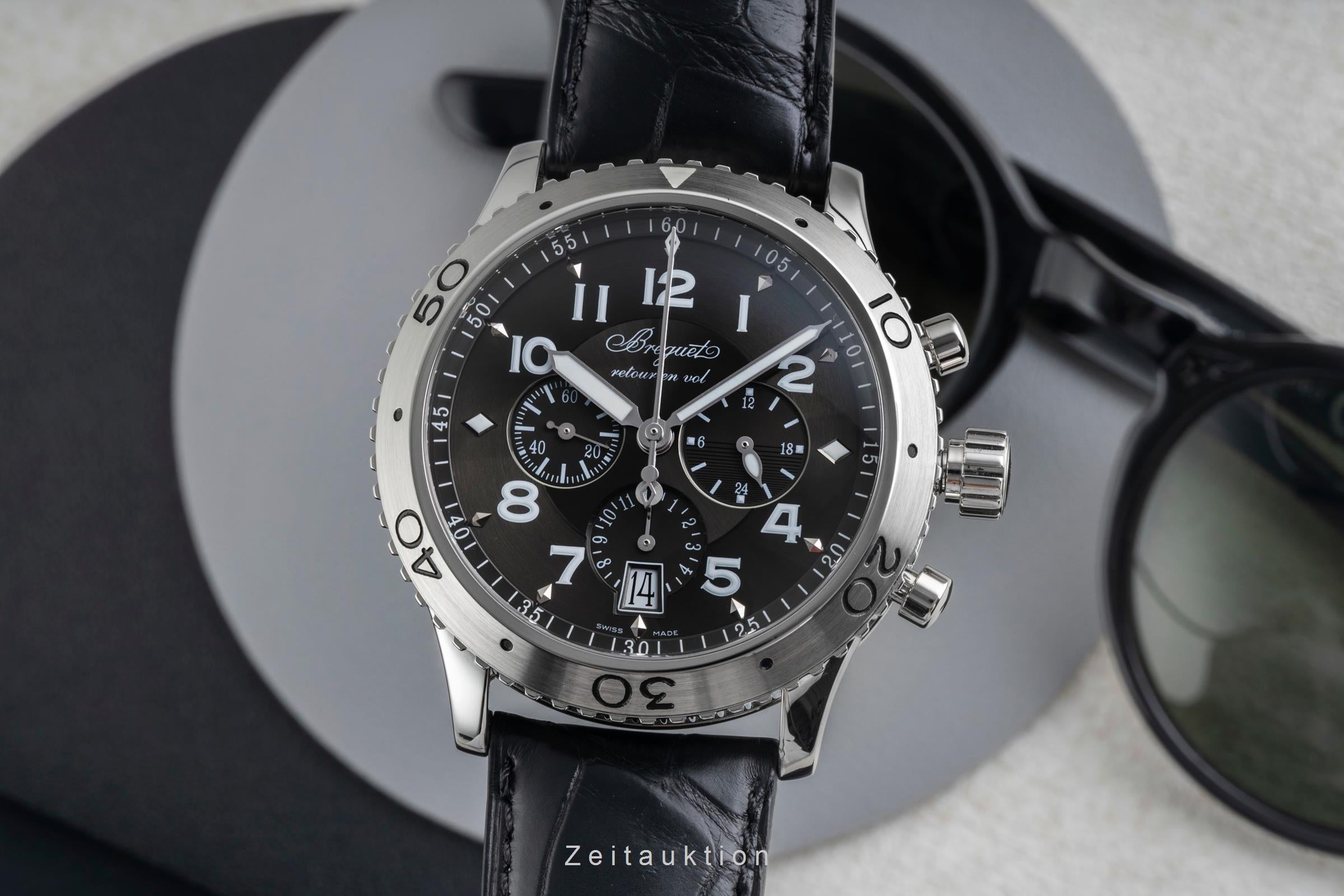 Breguet Type XXI chronograph steel automatic men's watch 3810  [2604379]