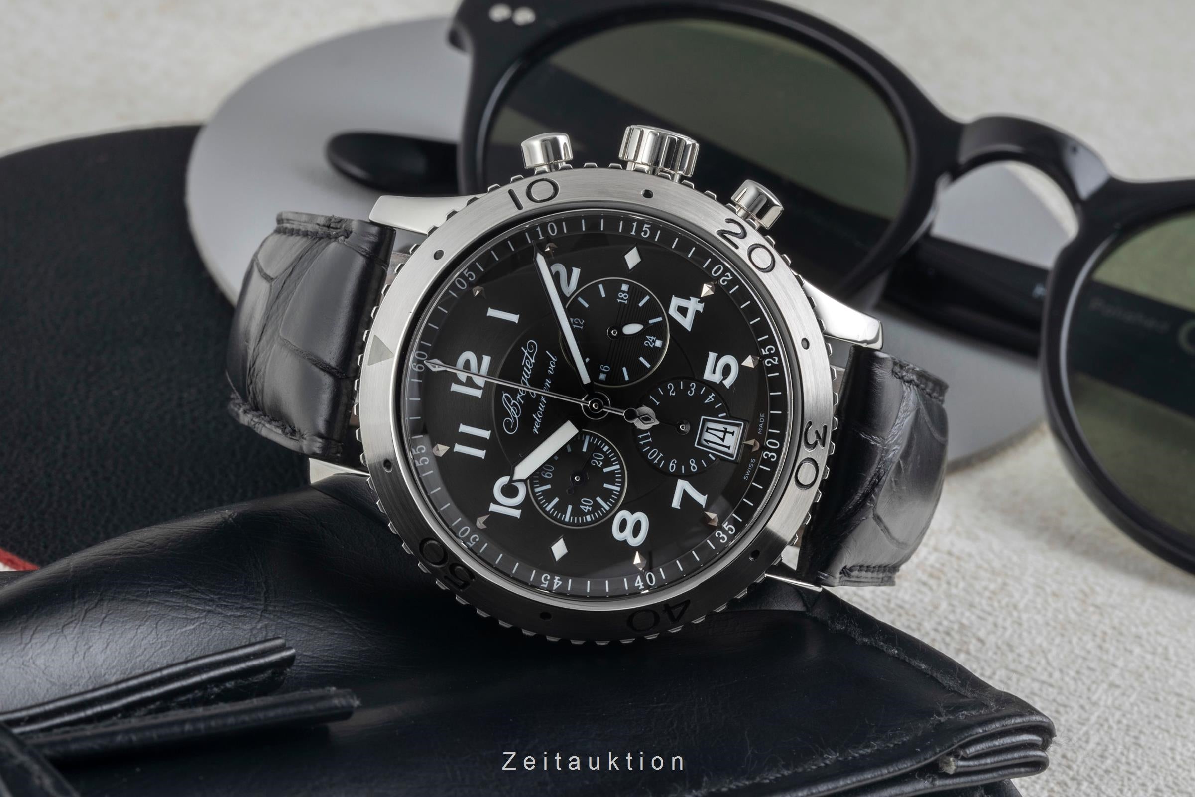 Breguet Type XXI chronograph steel automatic men's watch 3810  [2604379]