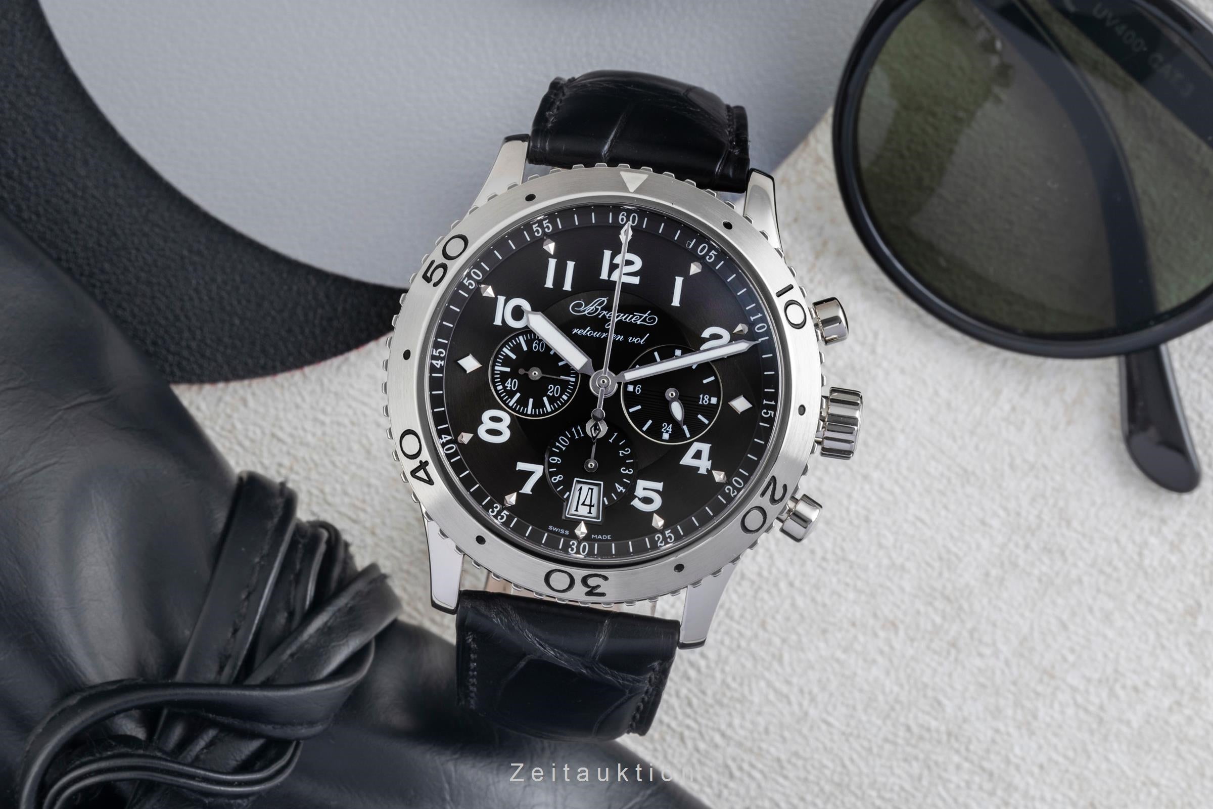 Breguet Type XXI chronograph steel automatic men's watch 3810  [2604379]