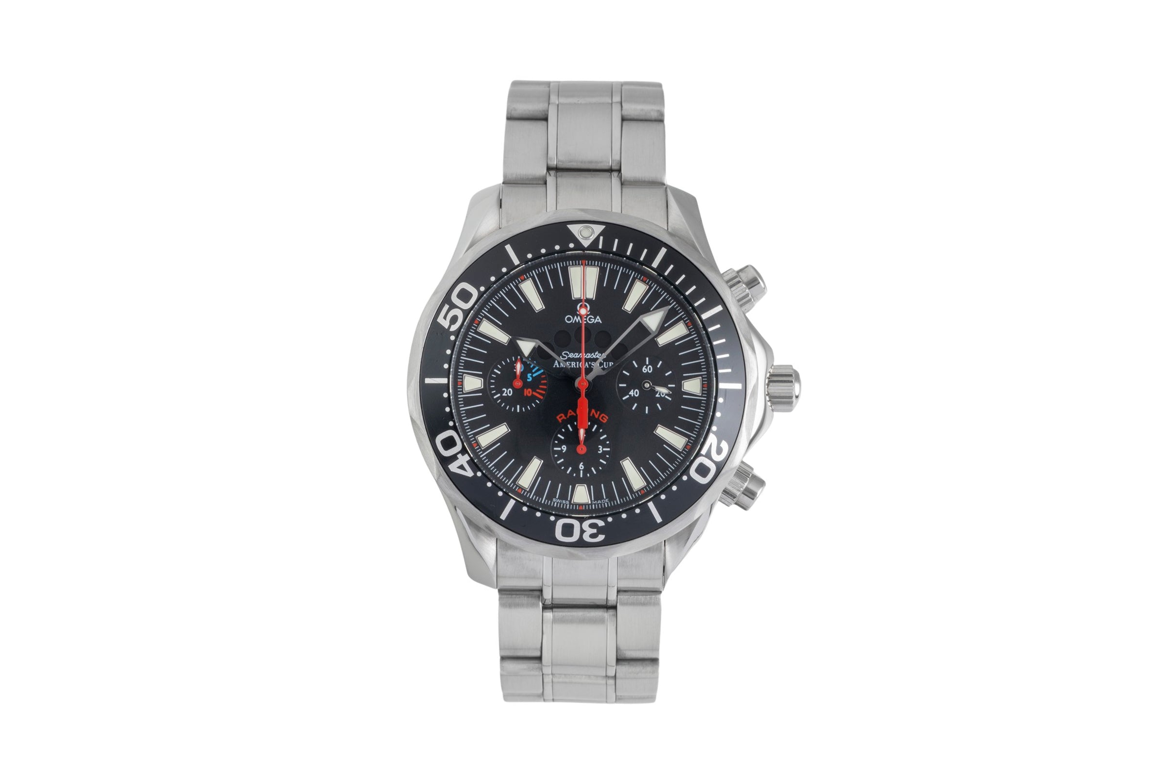 Omega Seamaster chronographe acier automatique montre pour hommes 2569.50.00  [2604381]