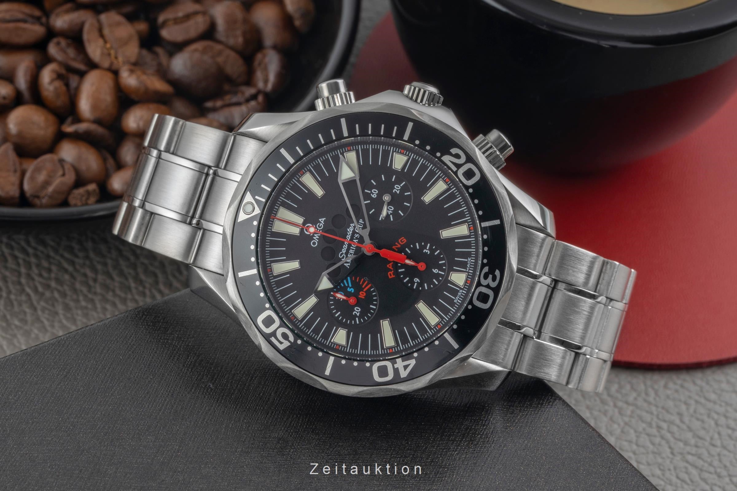 Omega Seamaster chronographe acier automatique montre pour hommes 2569.50.00  [2604381]