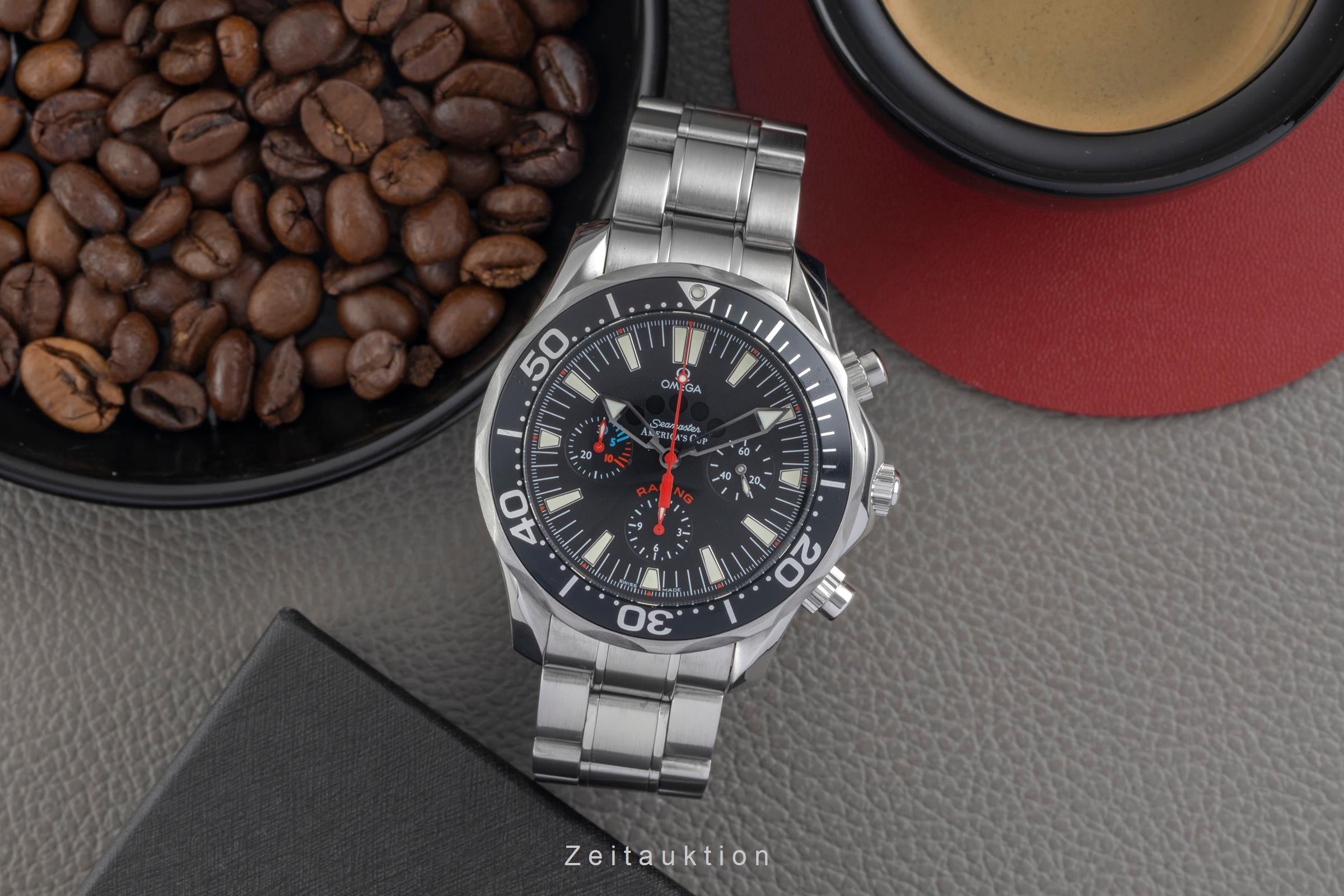 Omega Seamaster chronographe acier automatique montre pour hommes 2569.50.00  [2604381]