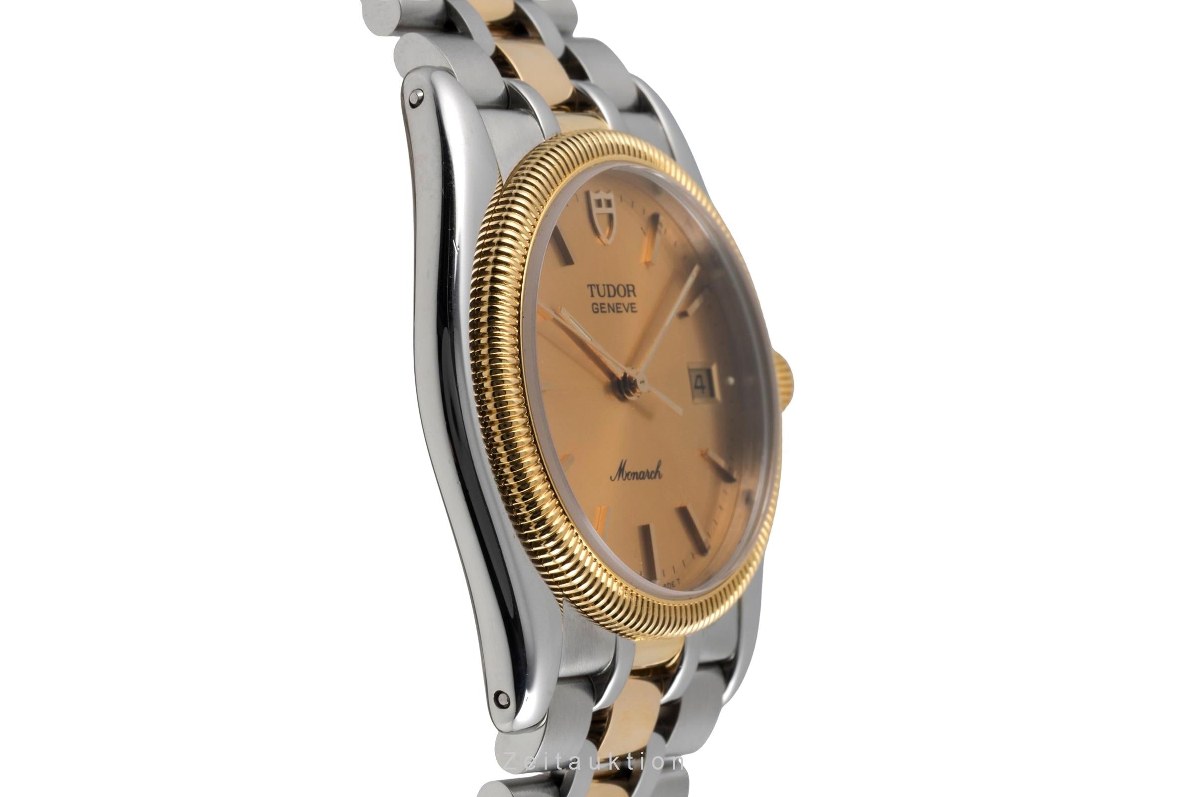 Tudor Monarch gilt / steel quartz men's watch 15633  [2604384]