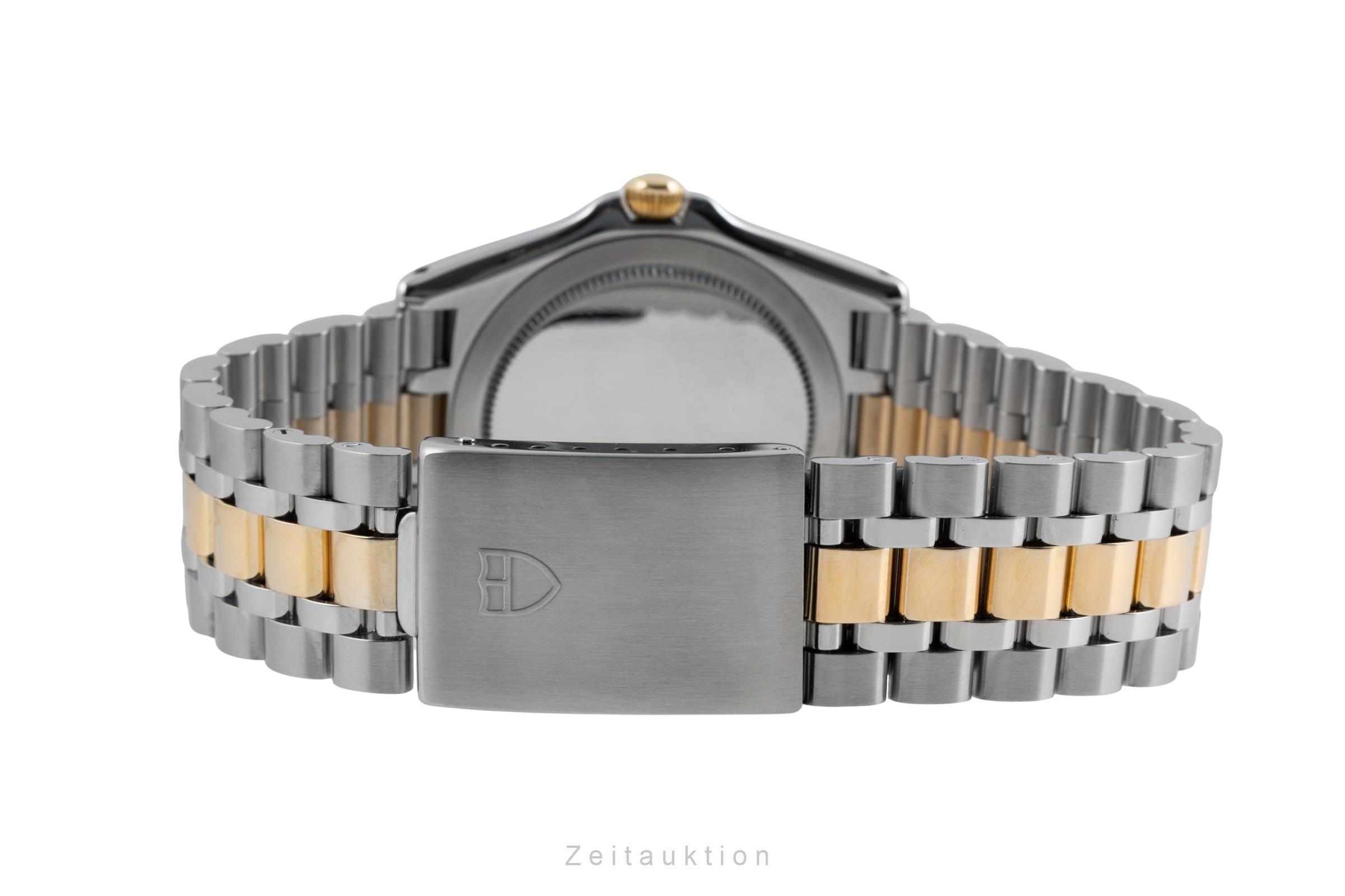 Tudor Monarch gilt / steel quartz men's watch 15633  [2604384]