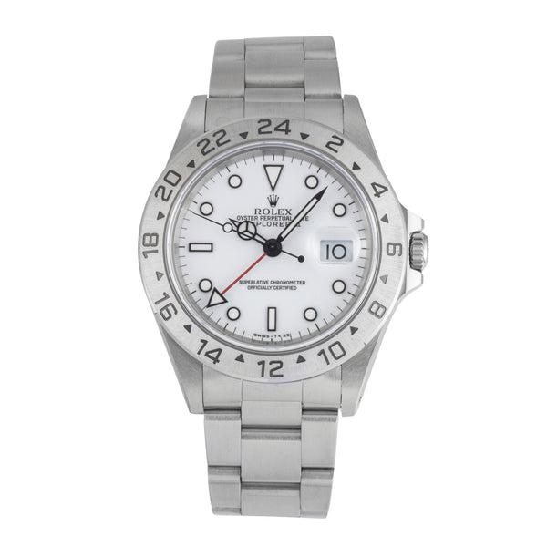 Rolex Explorer II acciaio automatismo orologio da uomo 16570  [2604385]