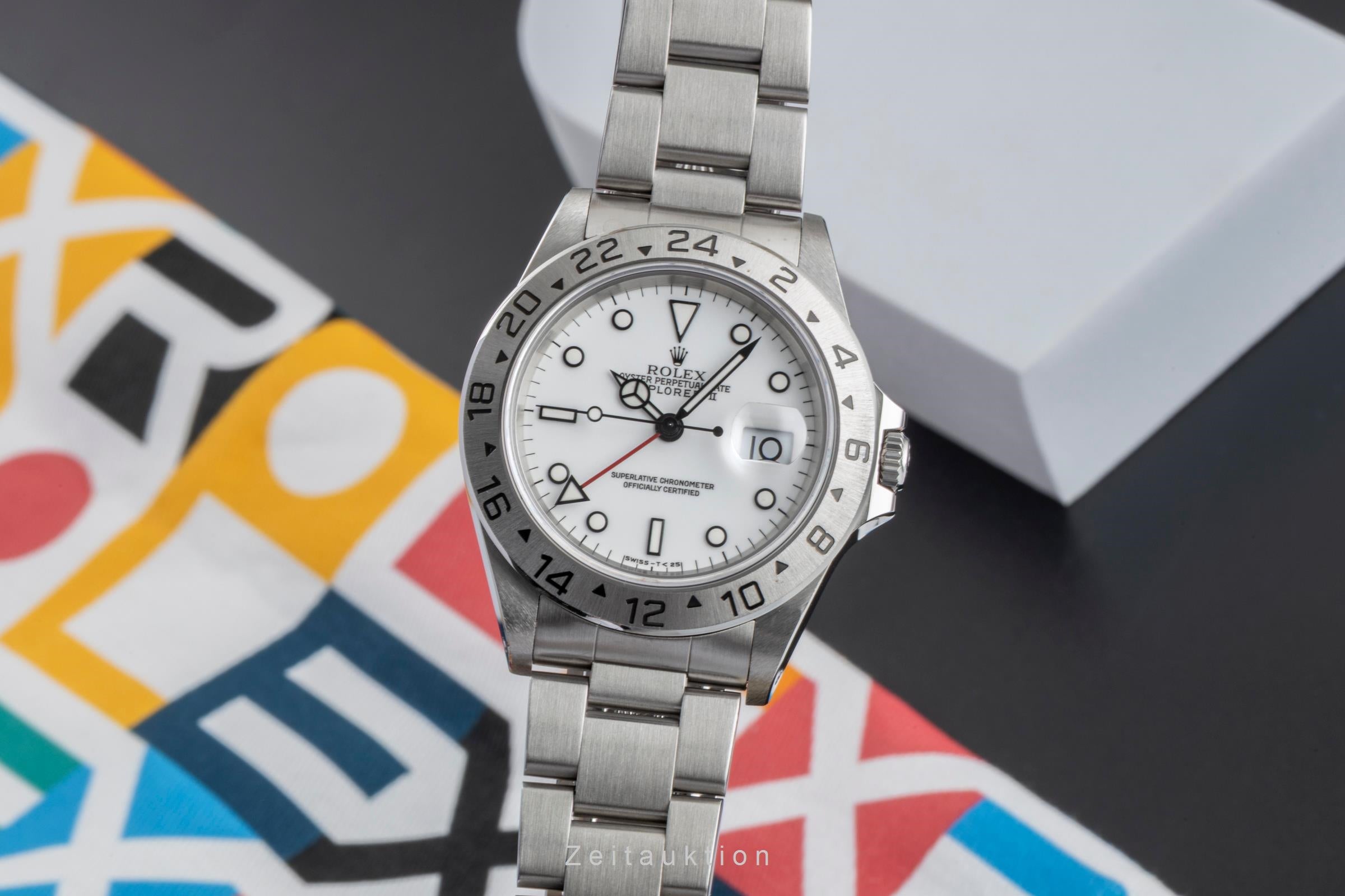 Rolex Explorer II acciaio automatismo orologio da uomo 16570  [2604385]