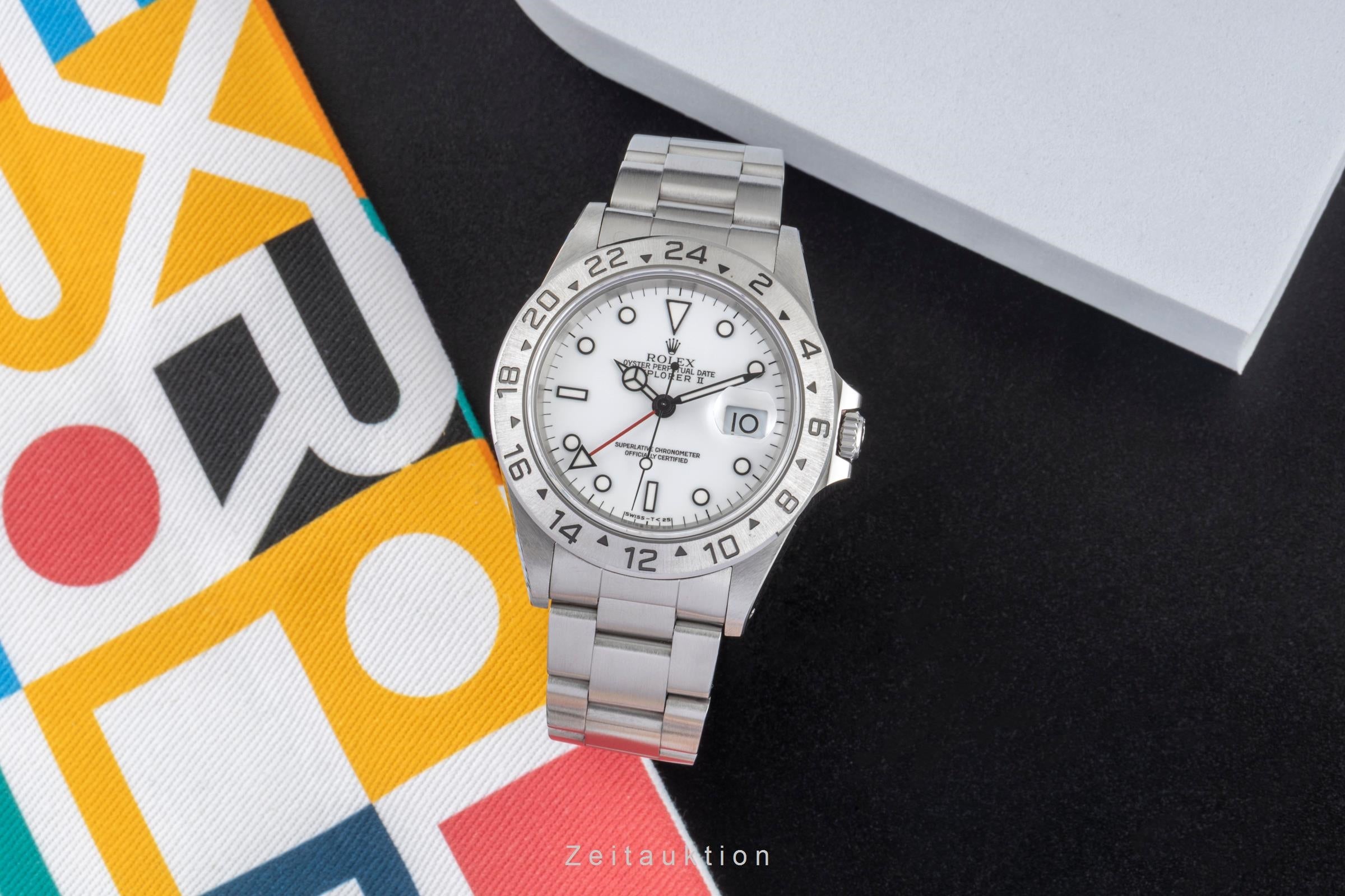 Rolex Explorer II acciaio automatismo orologio da uomo 16570  [2604385]