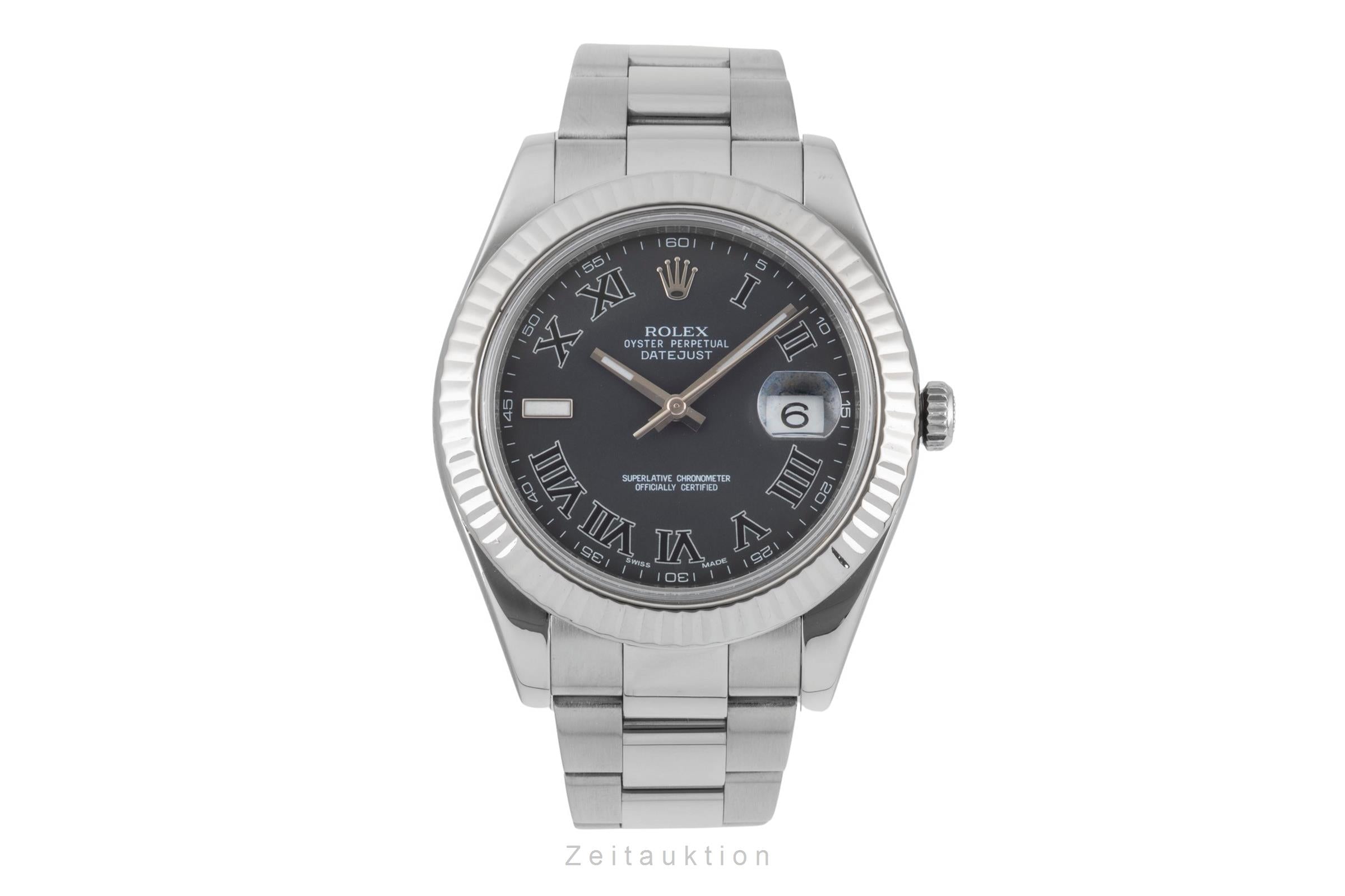 Rolex Datejust acero / oro blanco automático reloj para caballeros 116334  [2604386]