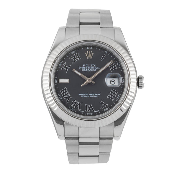 Rolex Datejust acero / oro blanco automático reloj para caballeros 116334  [2604386]