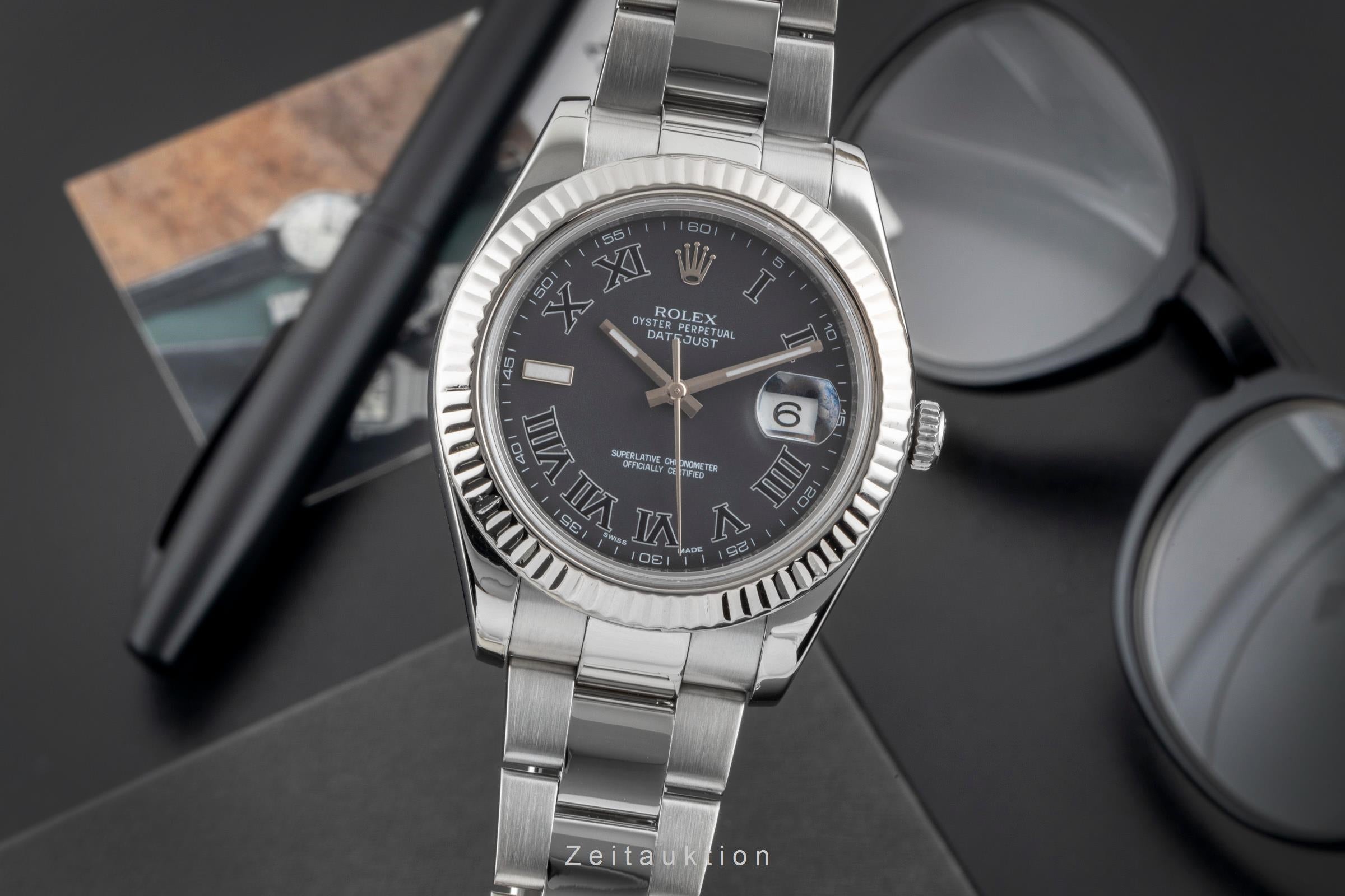 Rolex Datejust acero / oro blanco automático reloj para caballeros 116334  [2604386]