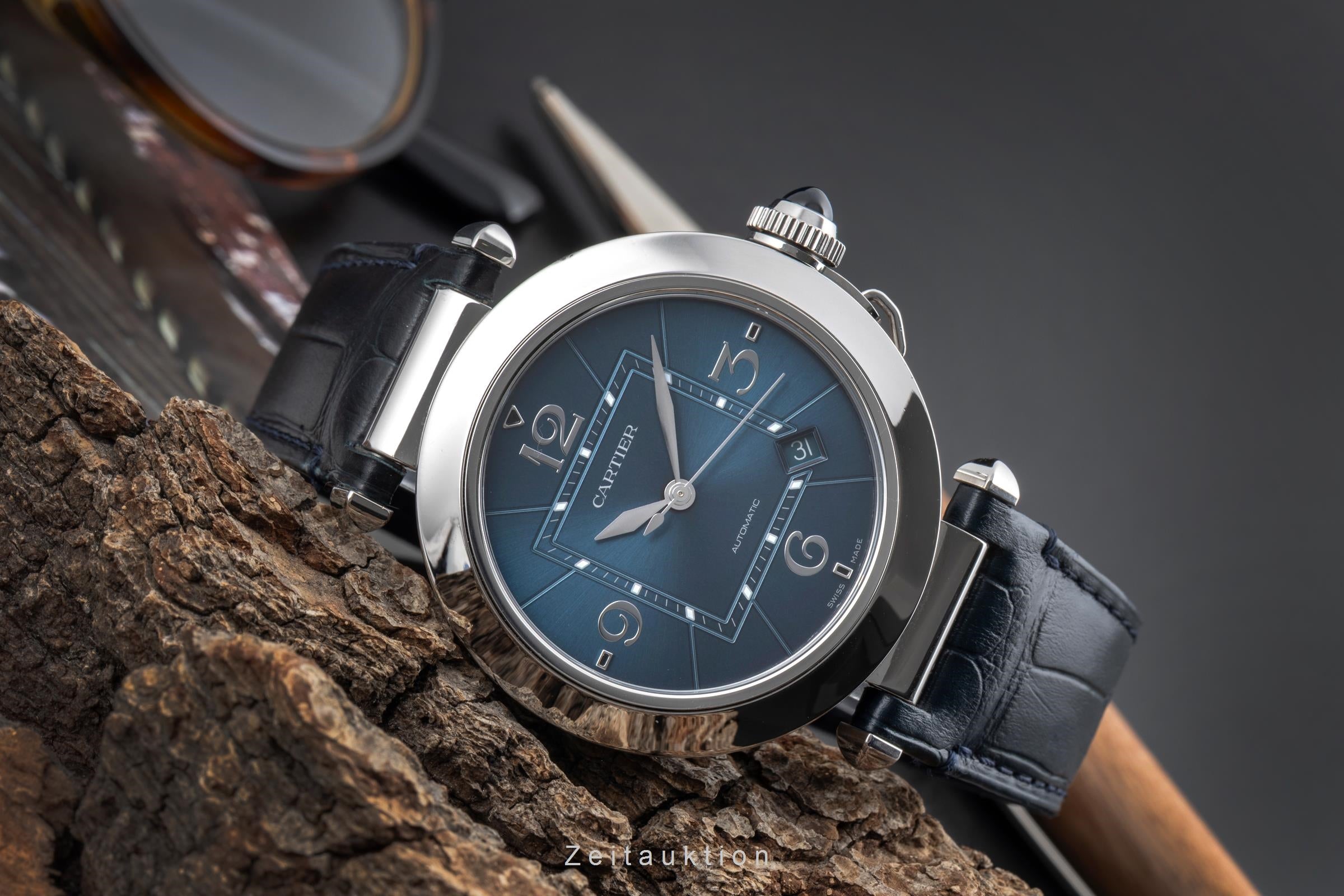 Cartier Pasha acier automatique montre pour hommes WSPA0038  [2604387]