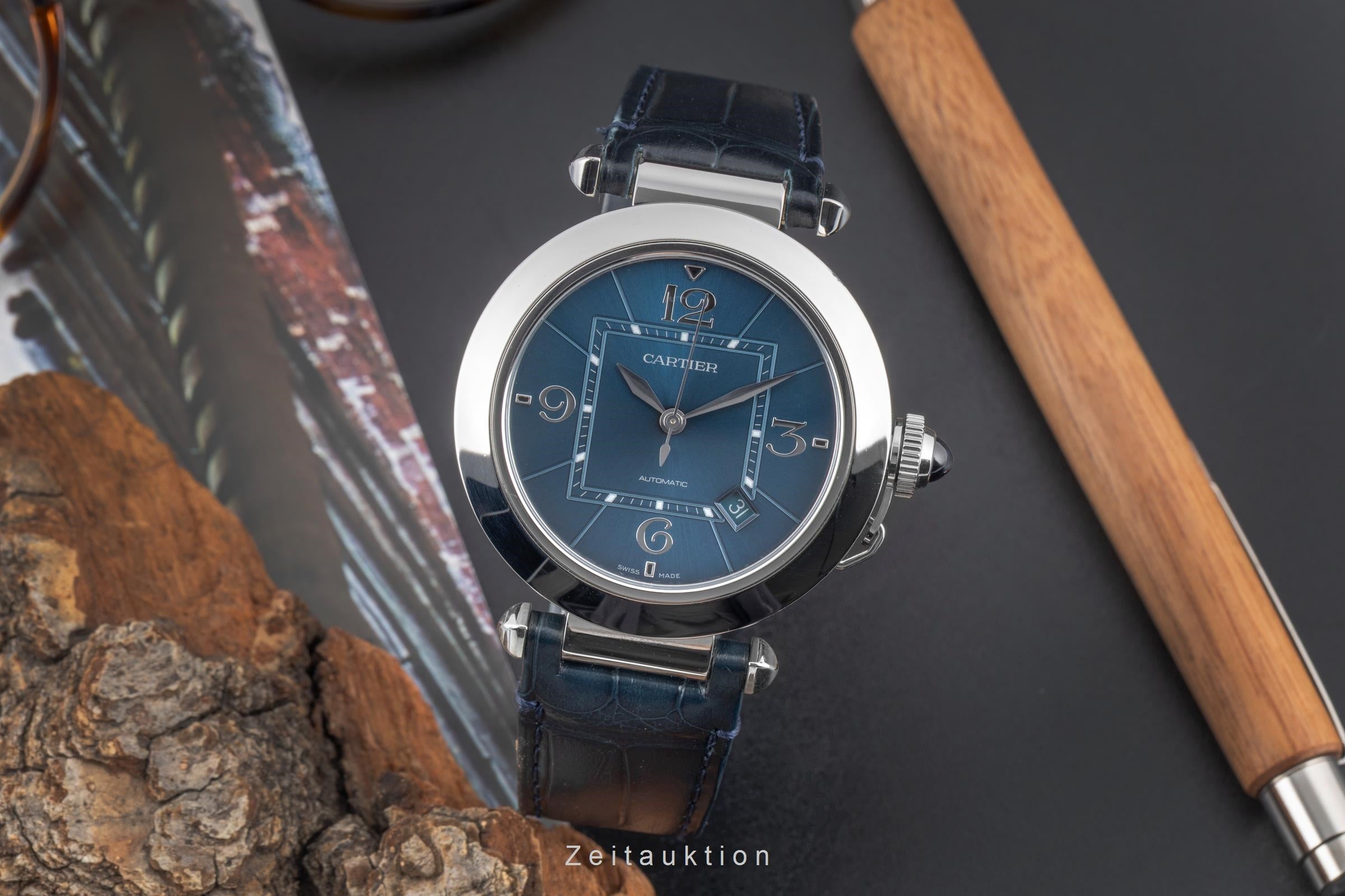 Cartier Pasha acier automatique montre pour hommes WSPA0038  [2604387]