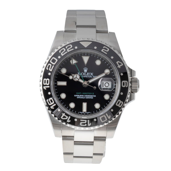Rolex GMT-Master II acero automático reloj para caballeros 116710LN  [2604388]