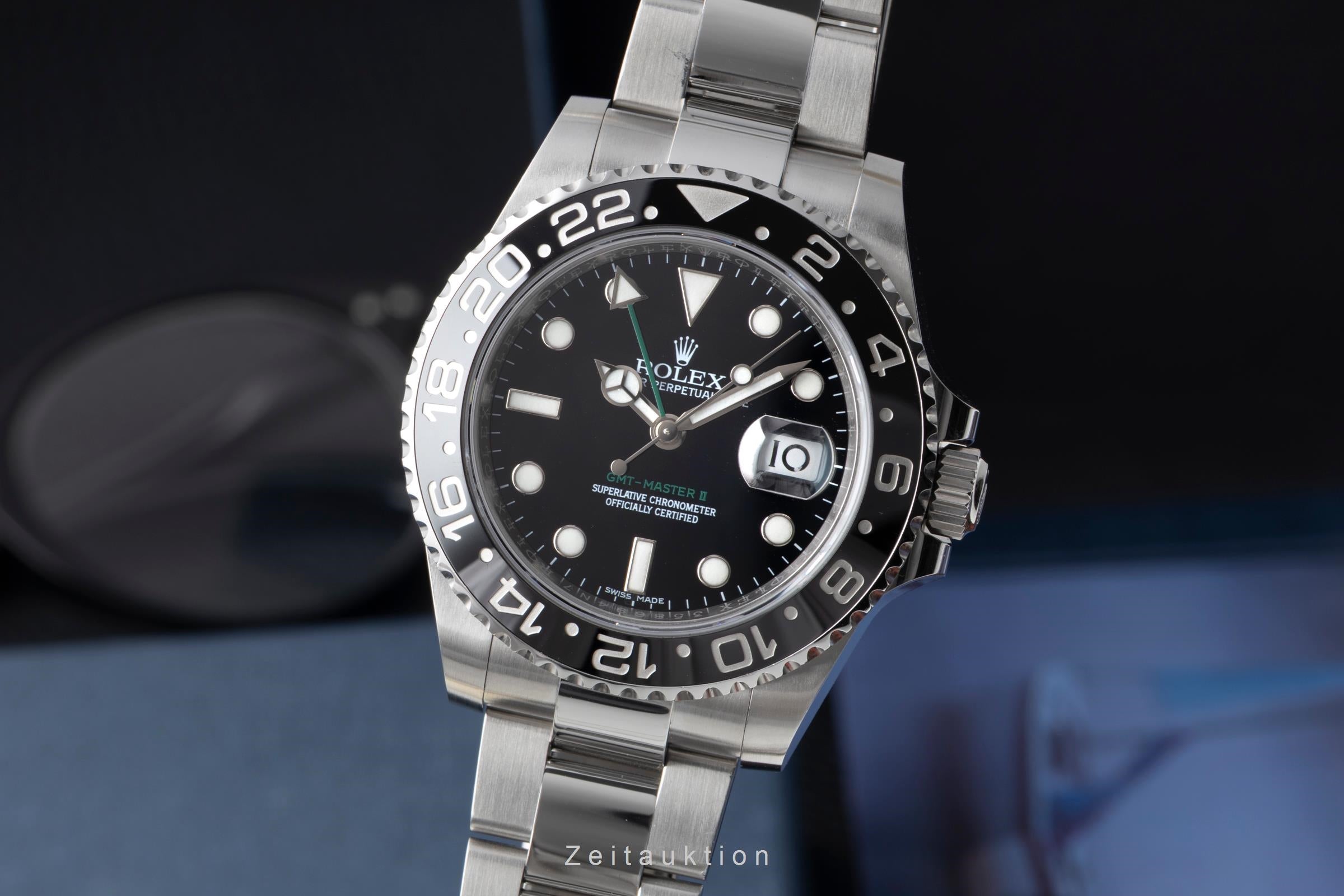 Rolex GMT-Master II acero automático reloj para caballeros 116710LN  [2604388]
