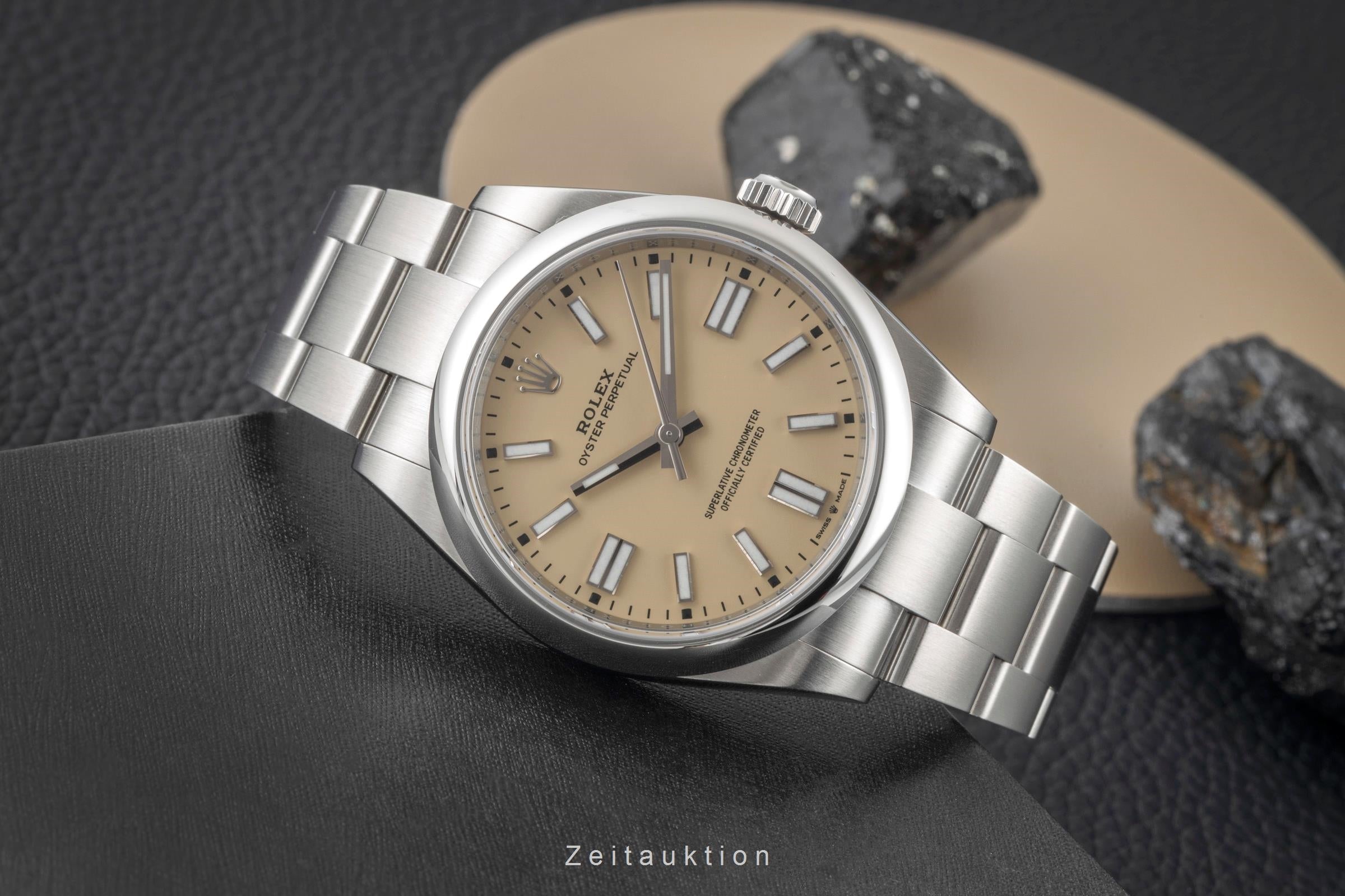 Rolex Oyster Perpetual acier automatique montre pour hommes 134300  [2604391]