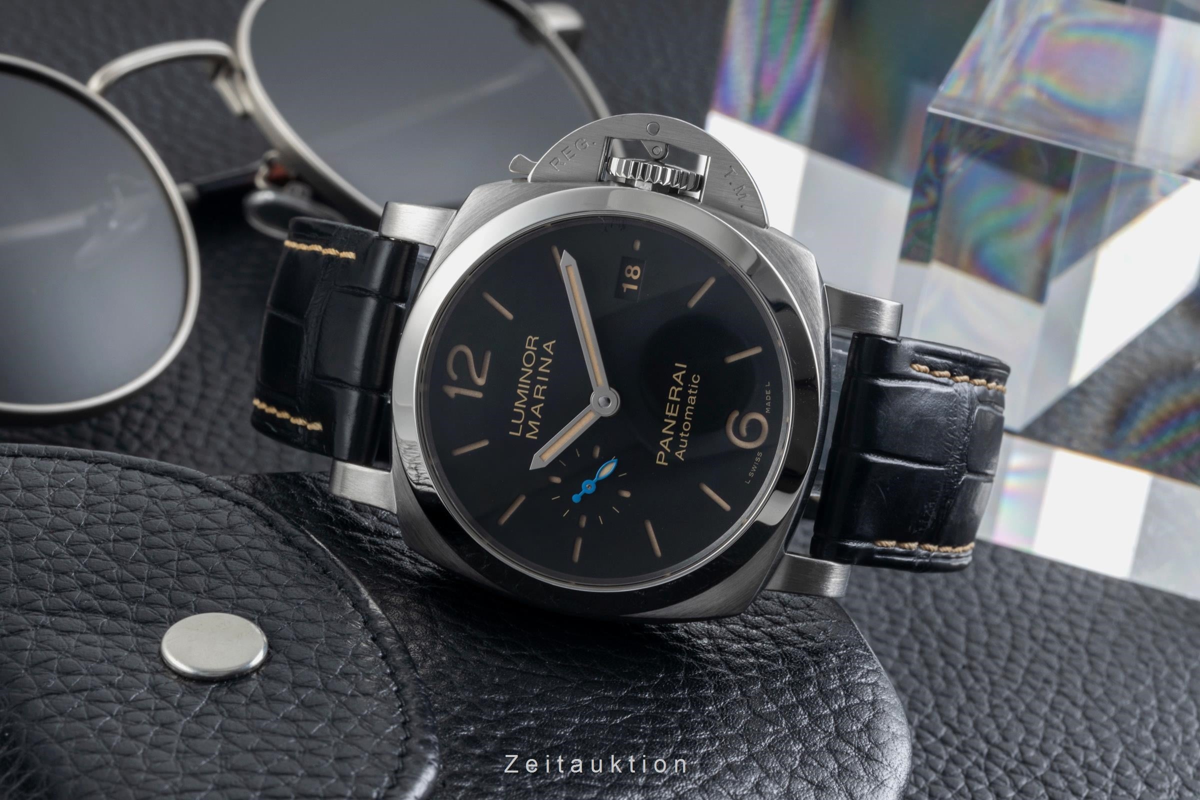 Panerai Luminor Marina acier automatique montre pour hommes PAM01392  [2604394]