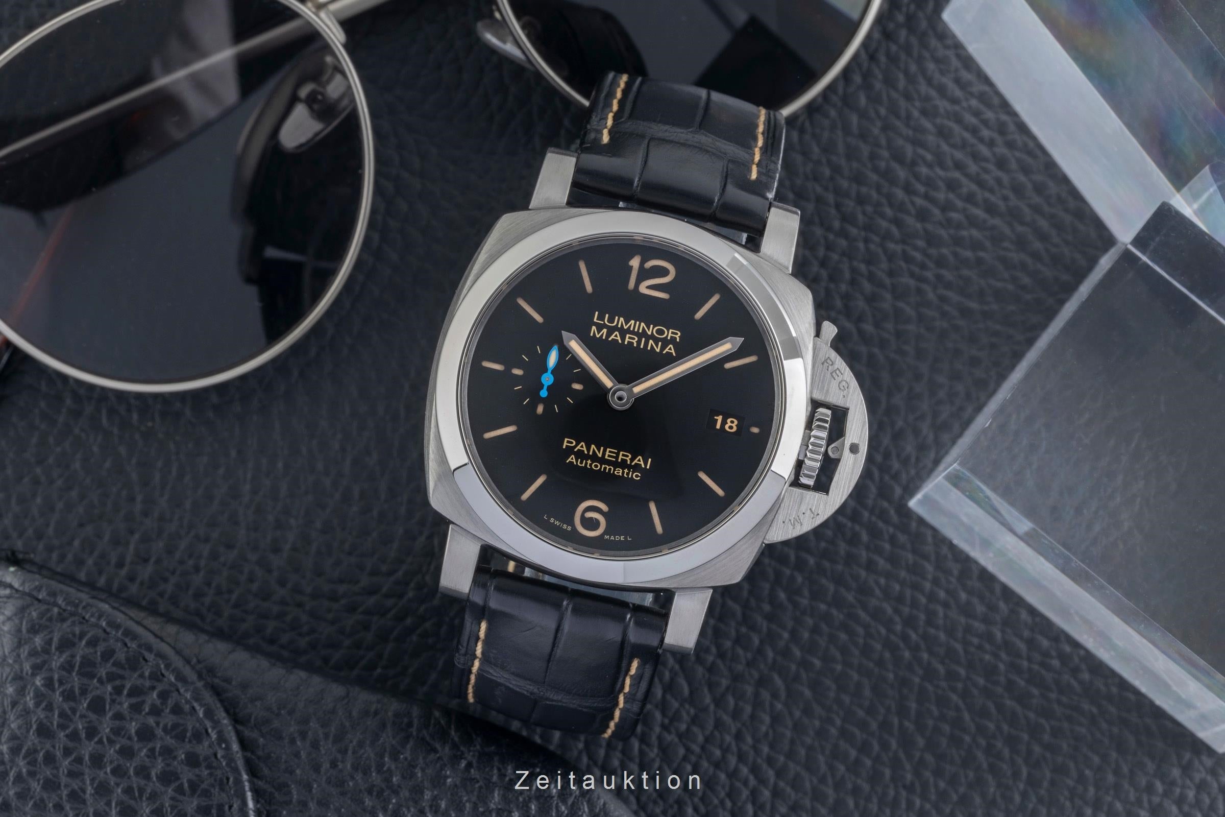 Panerai Luminor Marina acier automatique montre pour hommes PAM01392  [2604394]