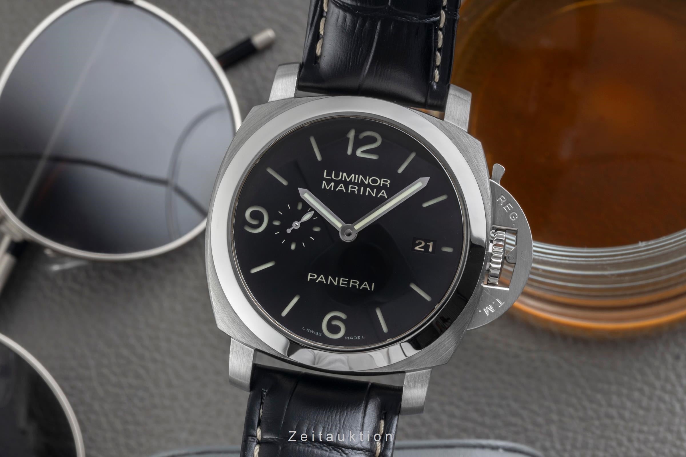Panerai Luminor Marina steel automatic men's watch PAM00312 LP: 8900EUR  [2604395]