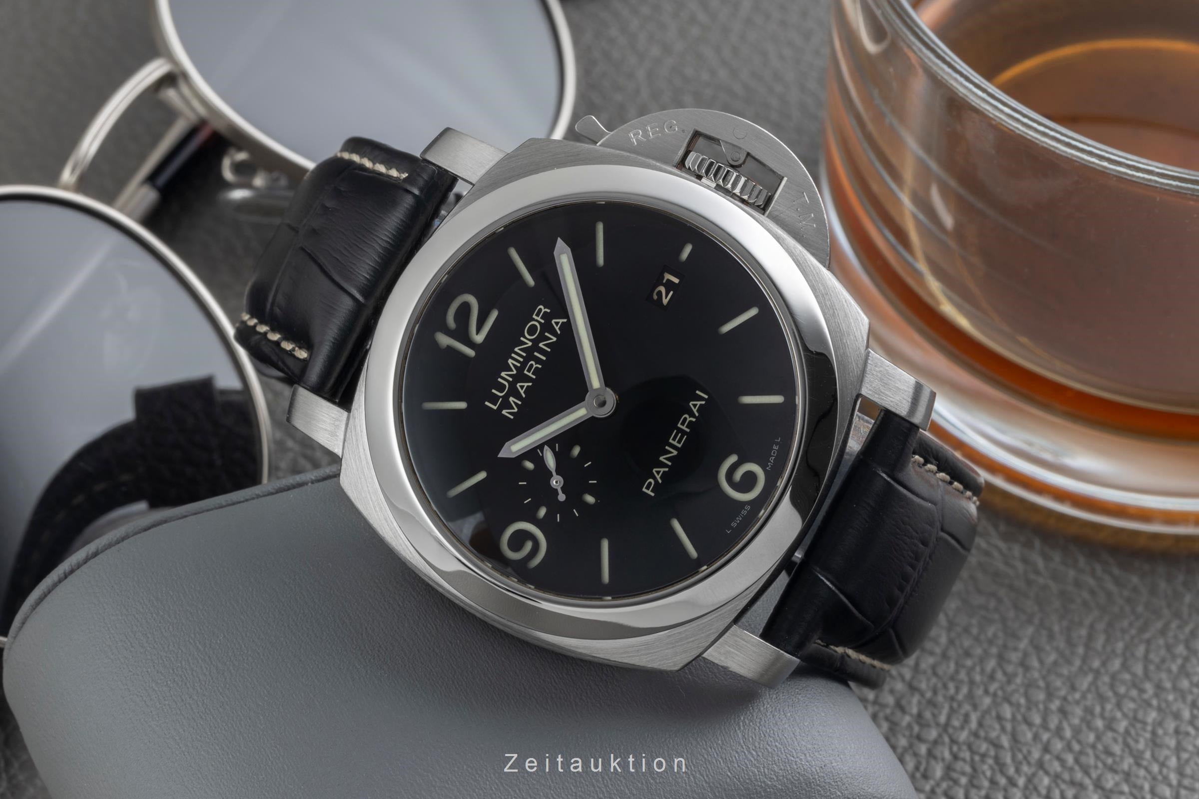 Panerai Luminor Marina steel automatic men's watch PAM00312 LP: 8900EUR  [2604395]