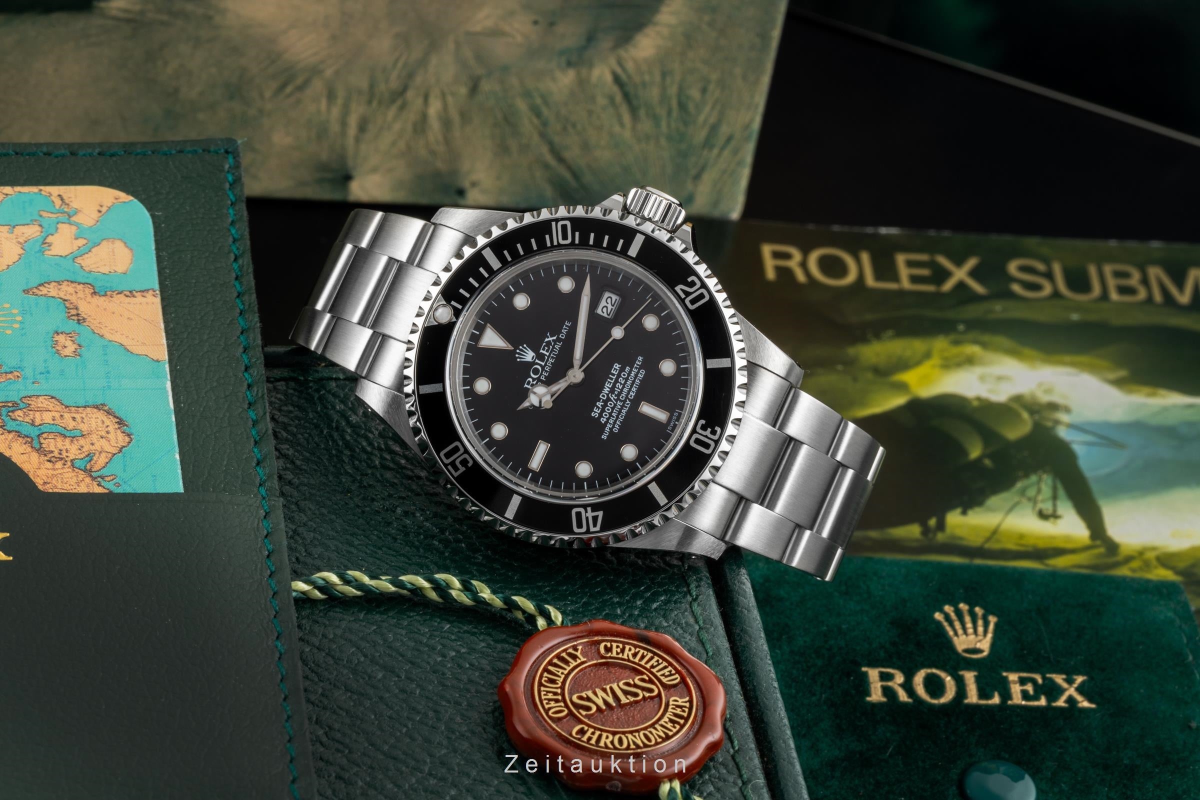 Rolex Sea-Dweller acero automático reloj para caballeros 16600  [2604402]