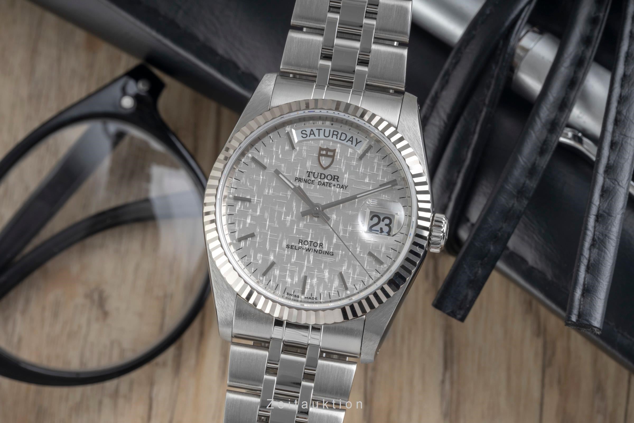 Tudor Date-Day acero / oro blanco automático reloj para caballeros 76214  [2604407]