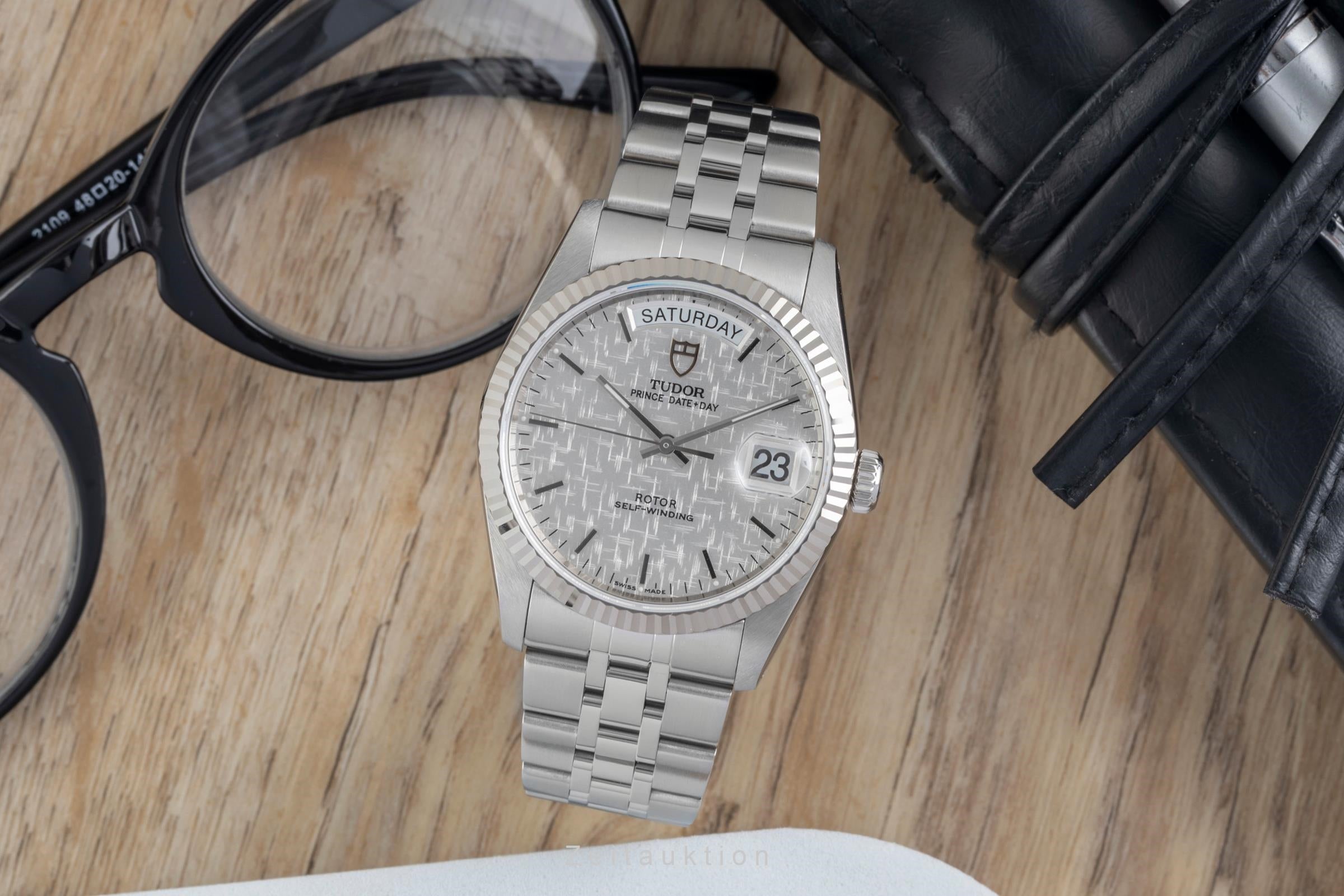 Tudor Date-Day acero / oro blanco automático reloj para caballeros 76214  [2604407]