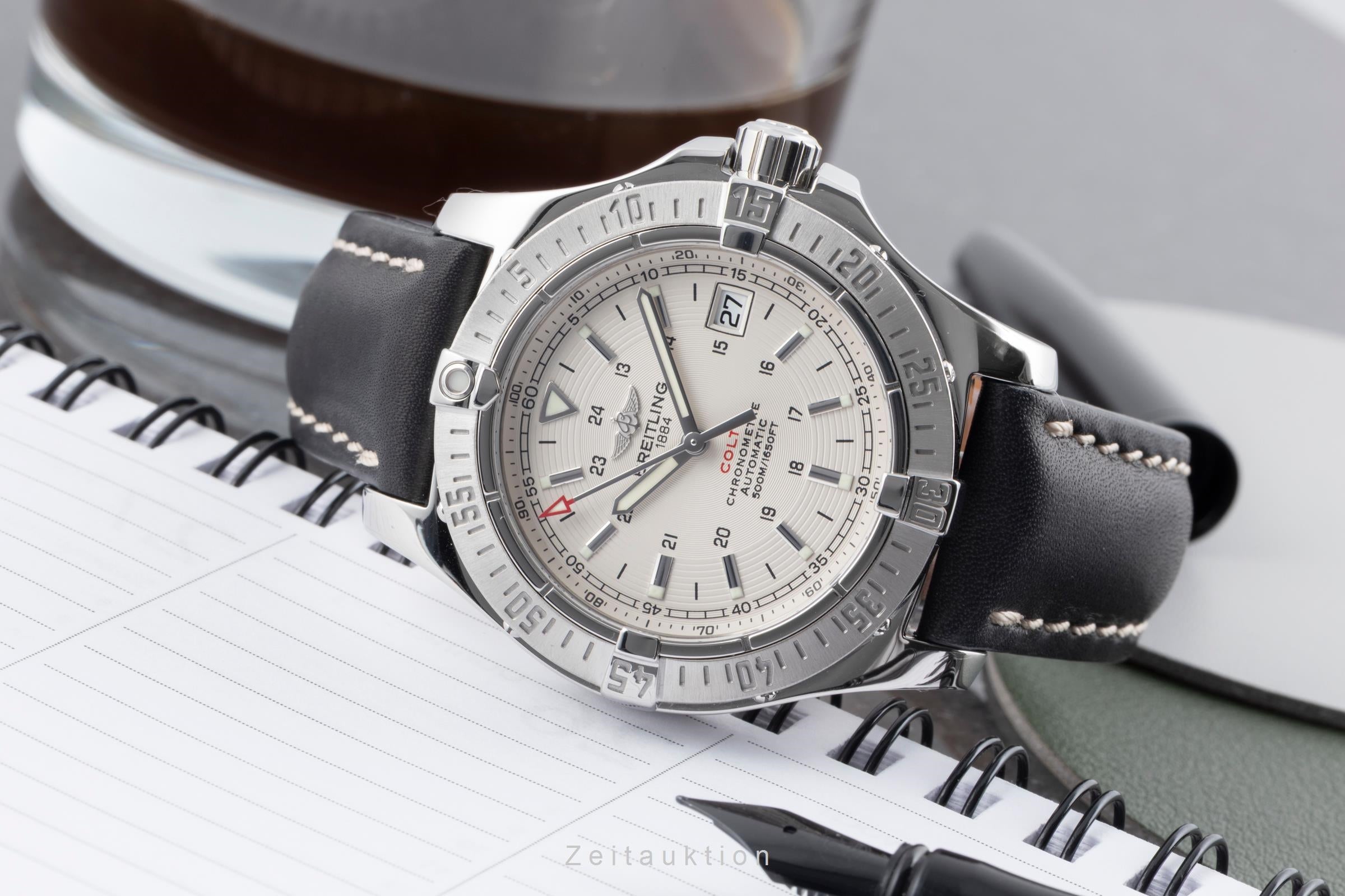 Breitling Colt acero automático reloj para caballeros A17380  [2604408]